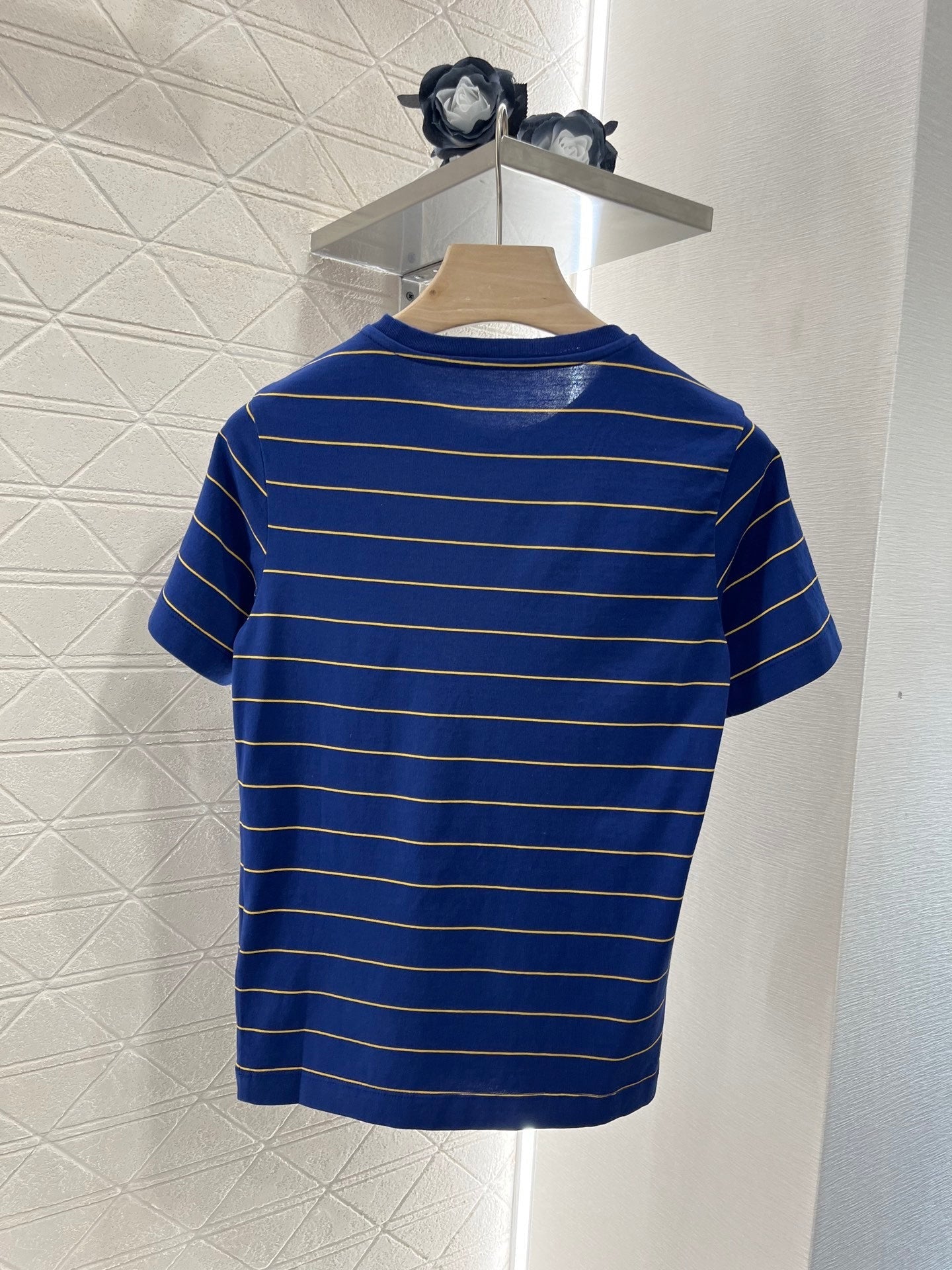 MI*MI*New Striped Round Neck Fashion T-shirt