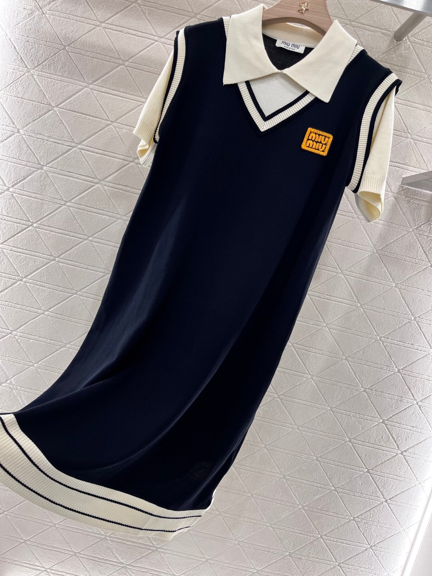 MI*MI*New Arrival Knitted Short Sleeve Dress