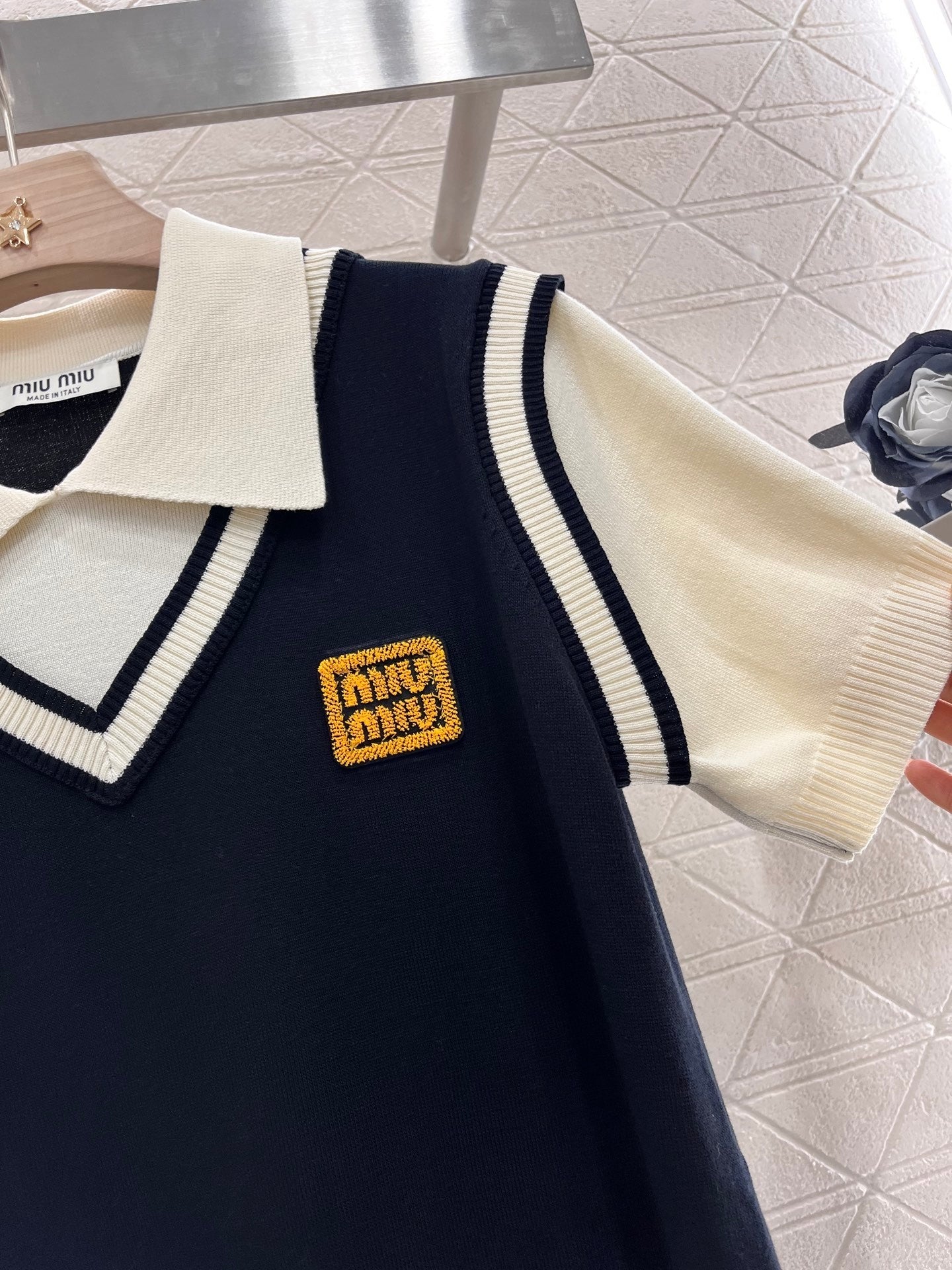 MI*MI*New Arrival Knitted Short Sleeve Dress