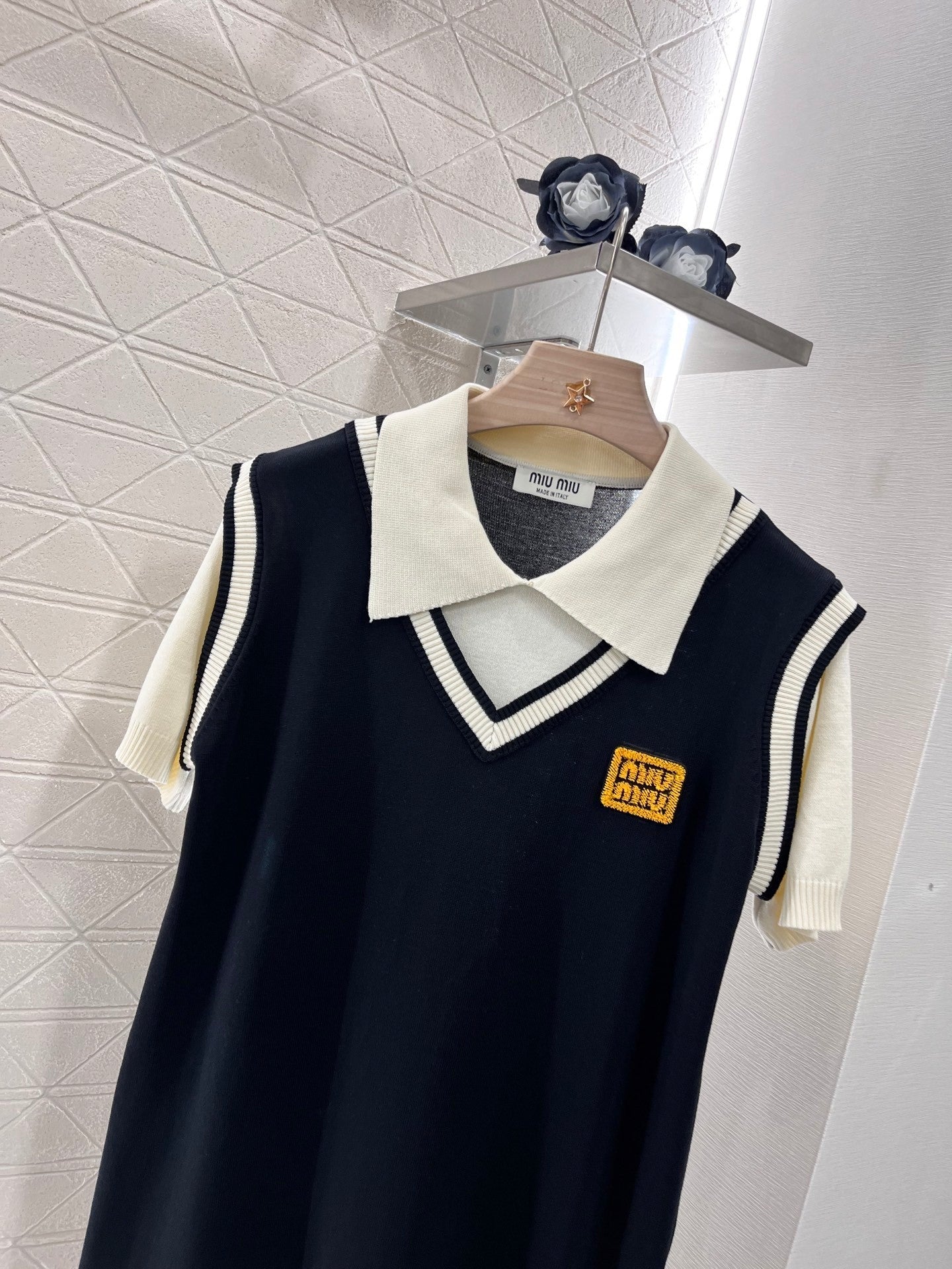MI*MI*New Arrival Knitted Short Sleeve Dress