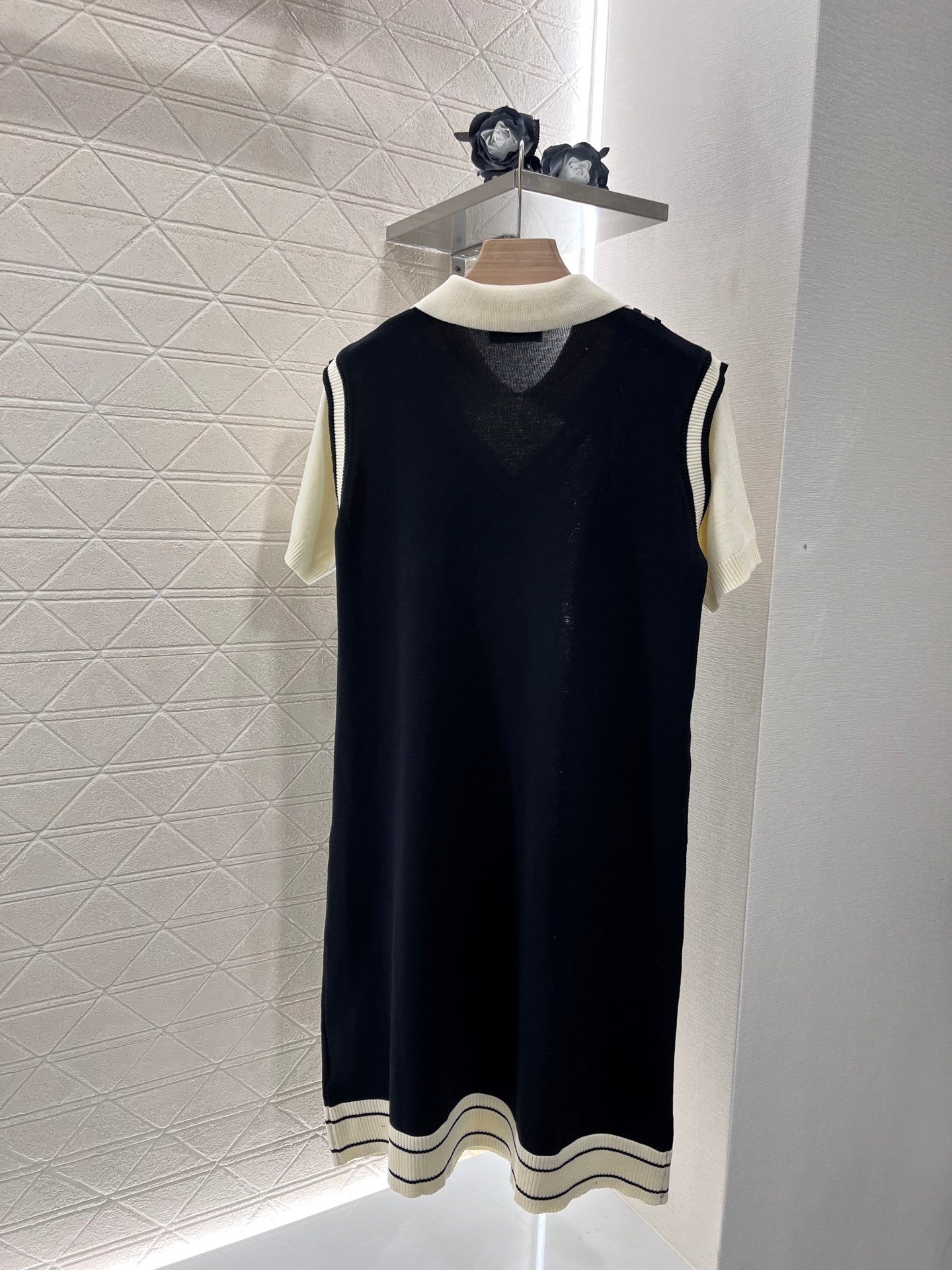 MI*MI*New Arrival Knitted Short Sleeve Dress
