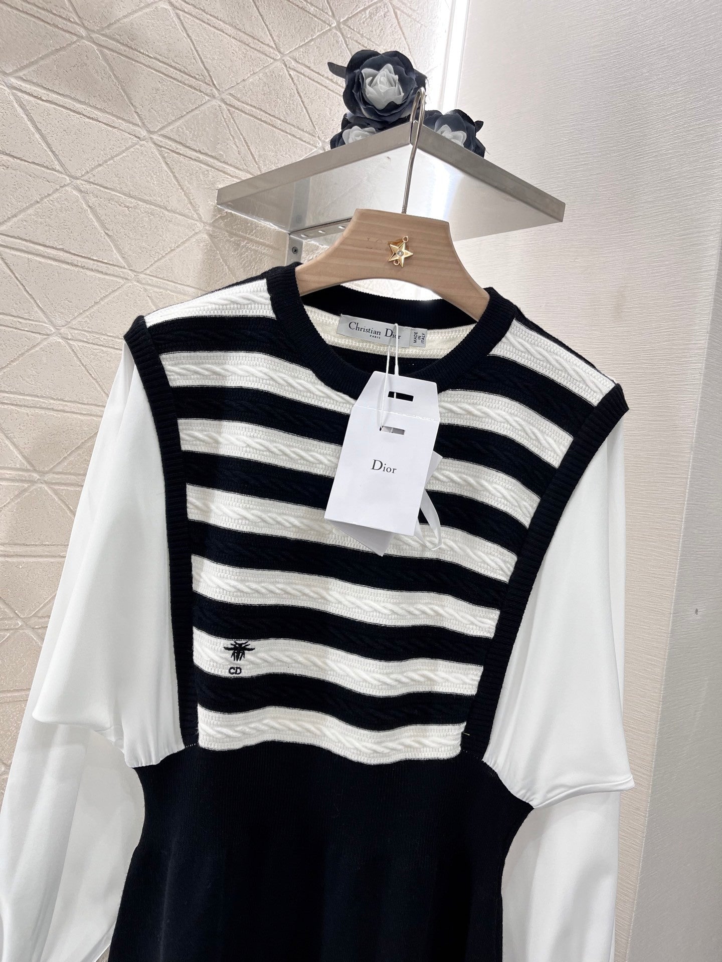 D*New Arrival Knitted Long Sleeve Dress