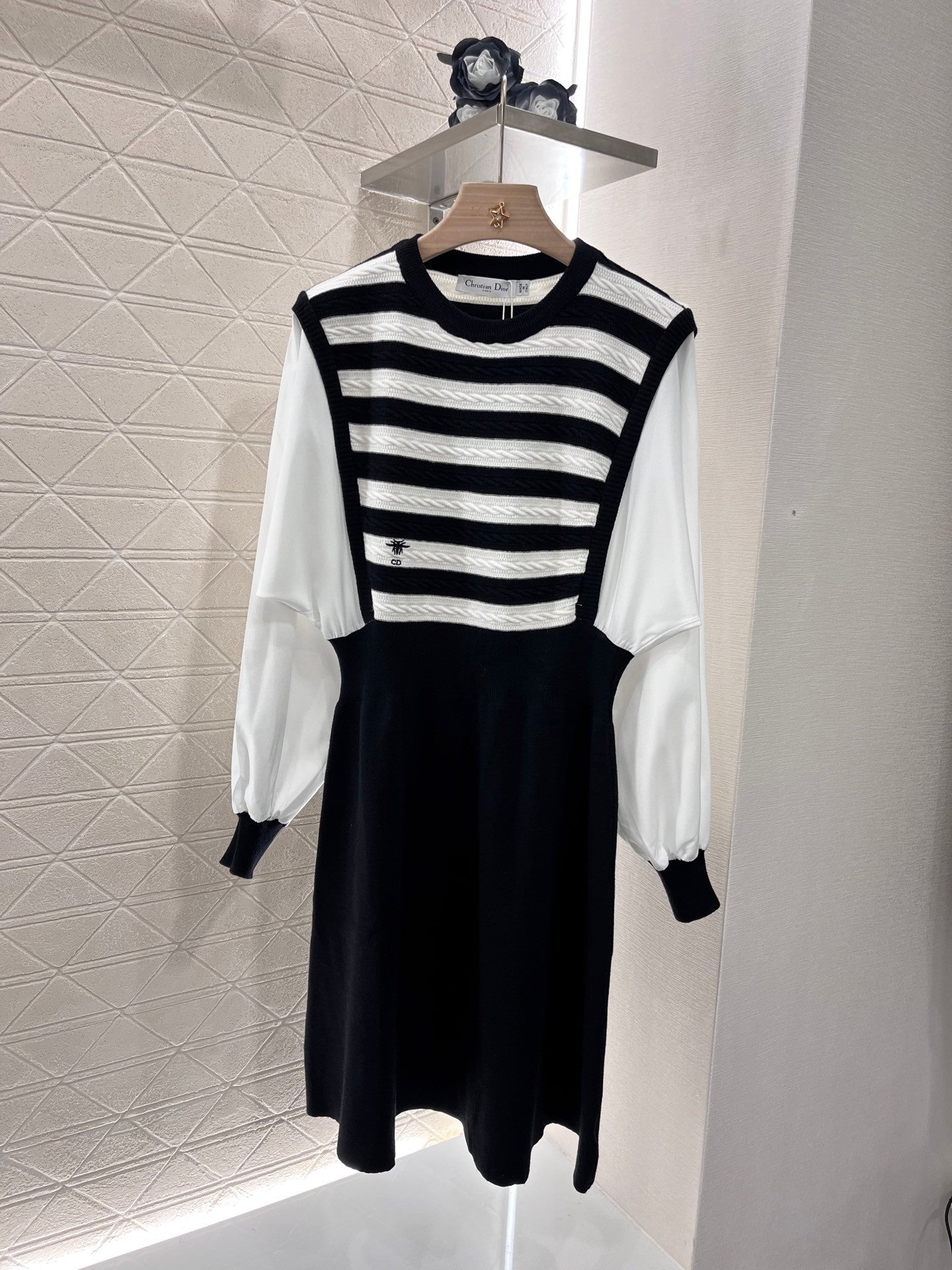 D*New Arrival Knitted Long Sleeve Dress