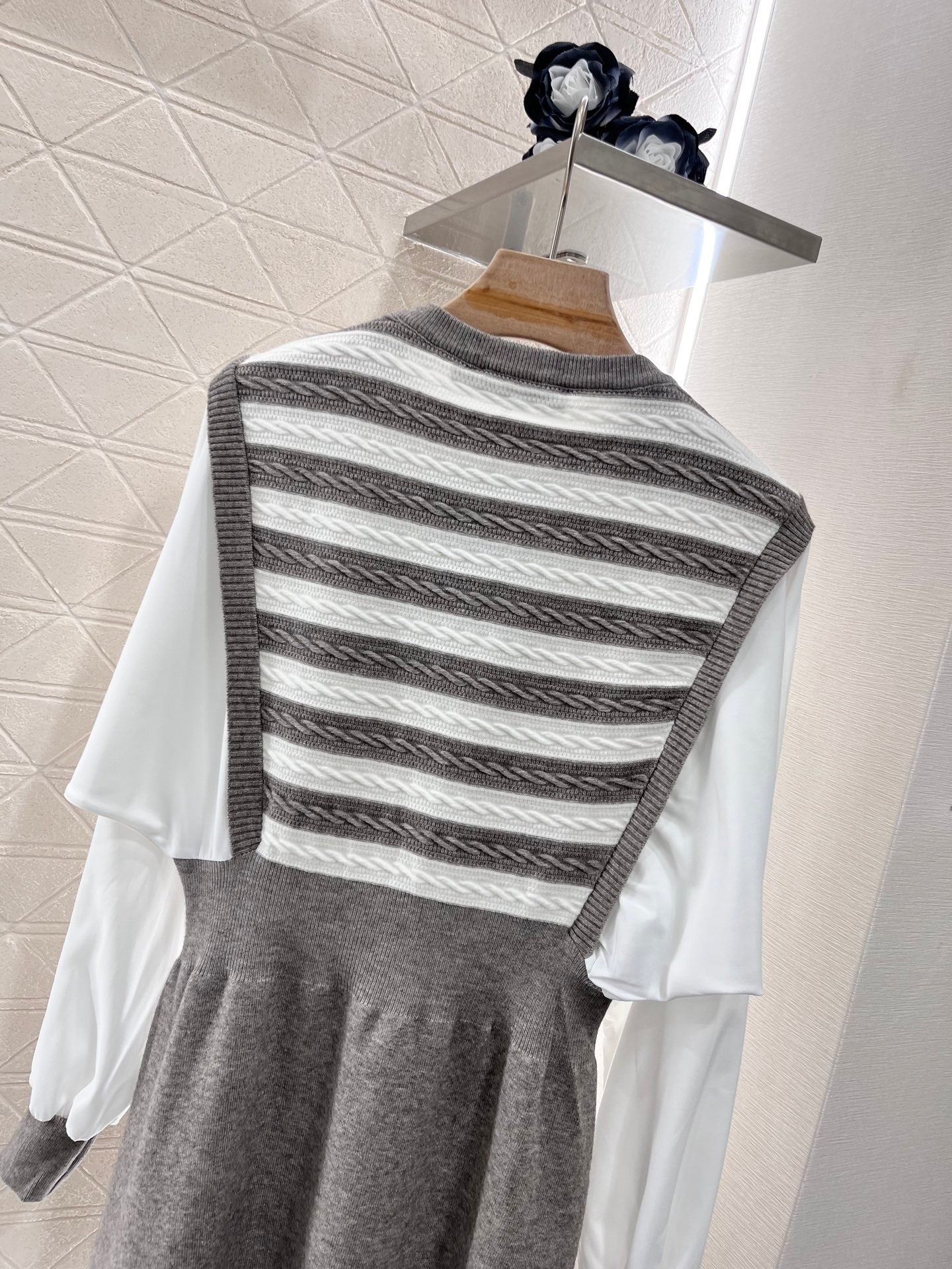 D*New Arrival Knitted Long Sleeve Dress