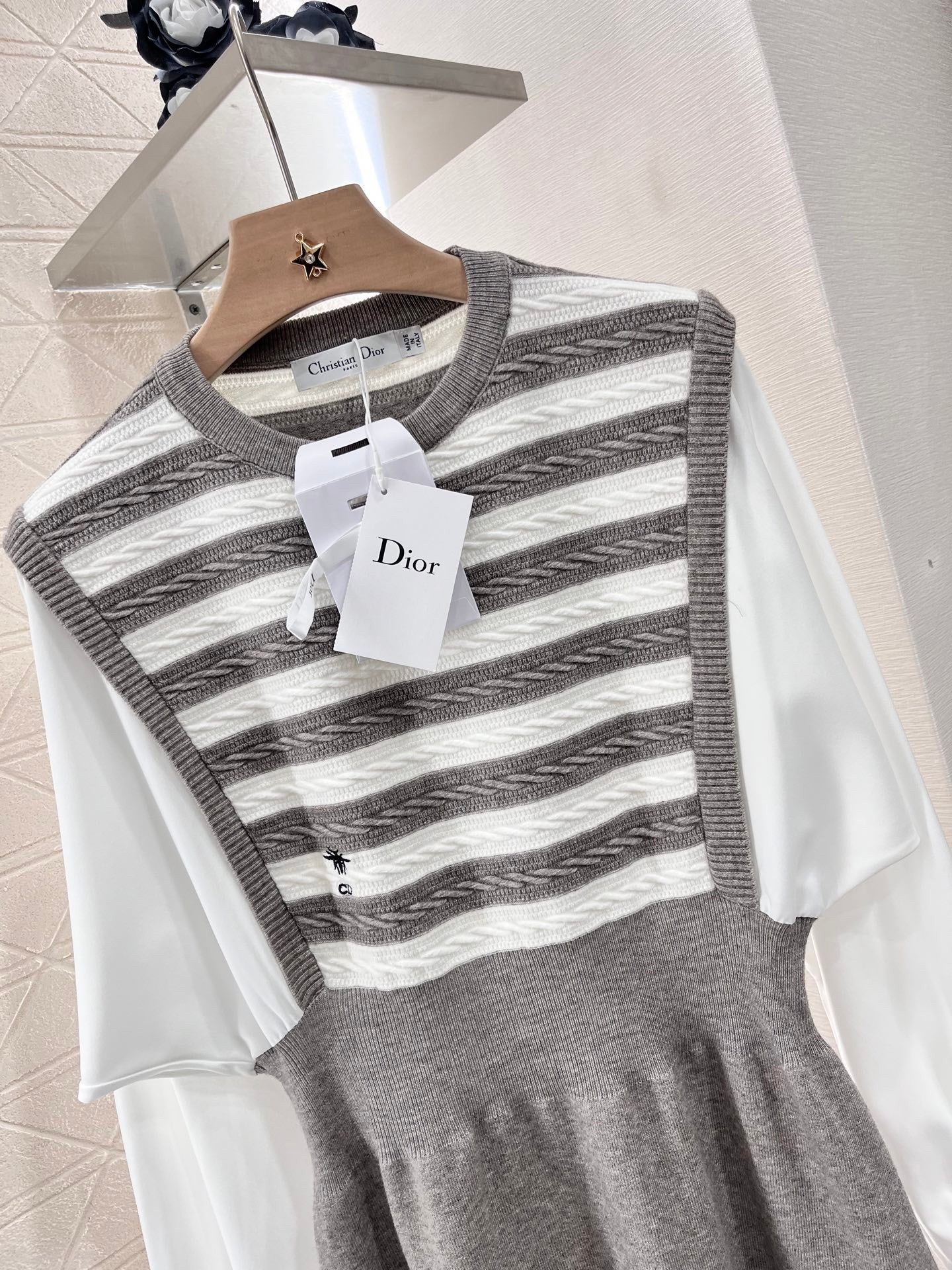 D*New Arrival Knitted Long Sleeve Dress