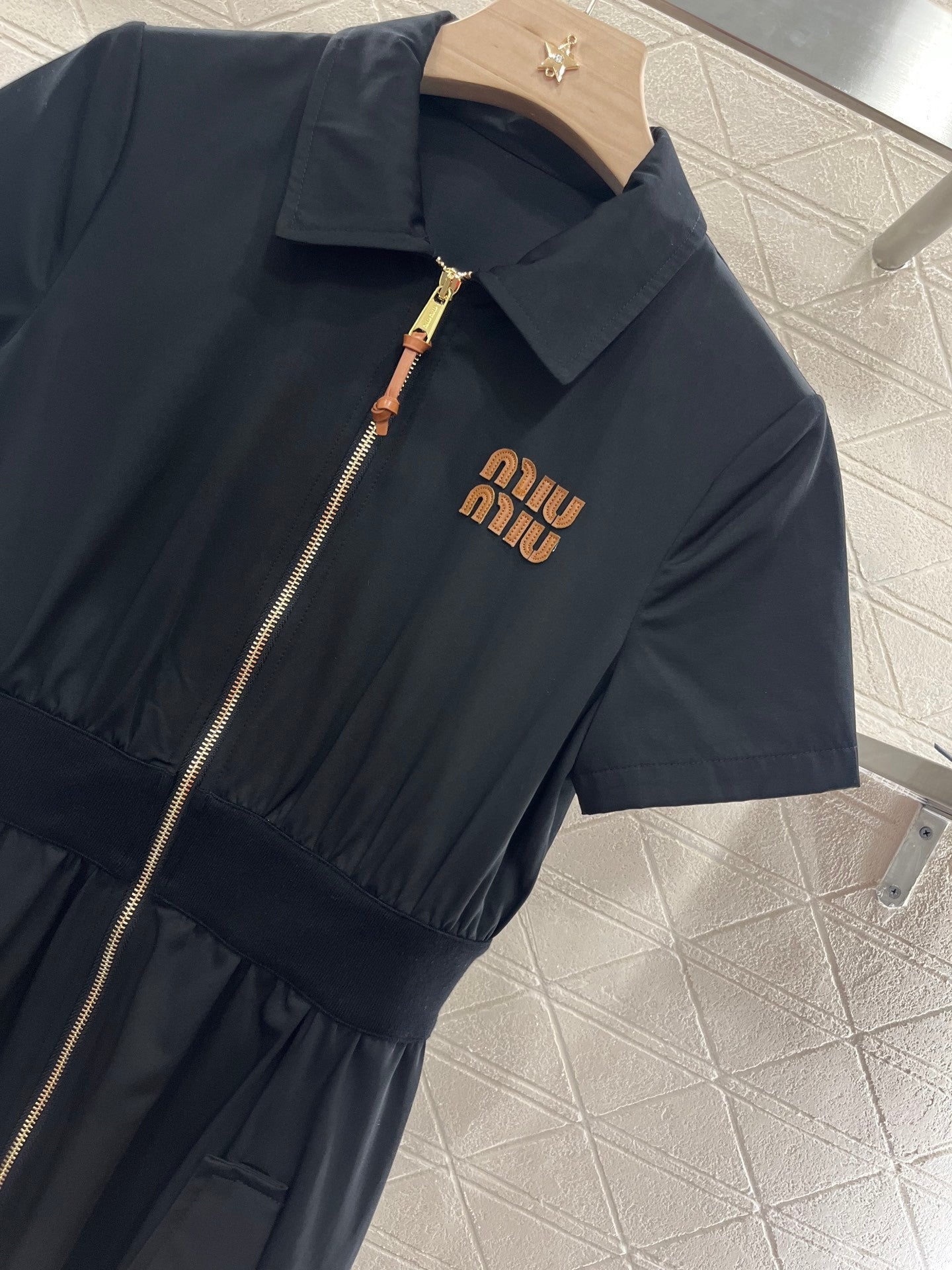 MI*MI* new fashion lapel waist dress