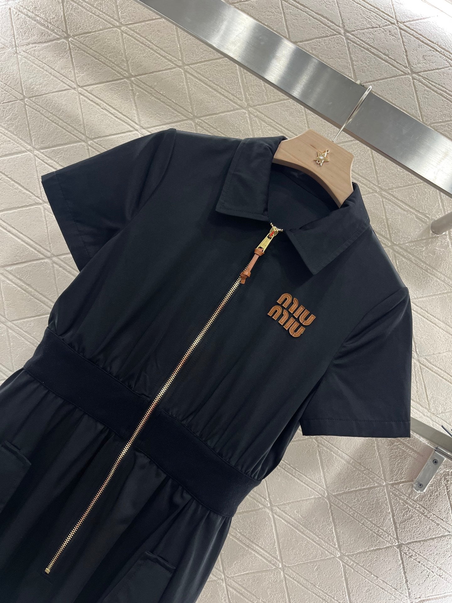 MI*MI* new fashion lapel waist dress