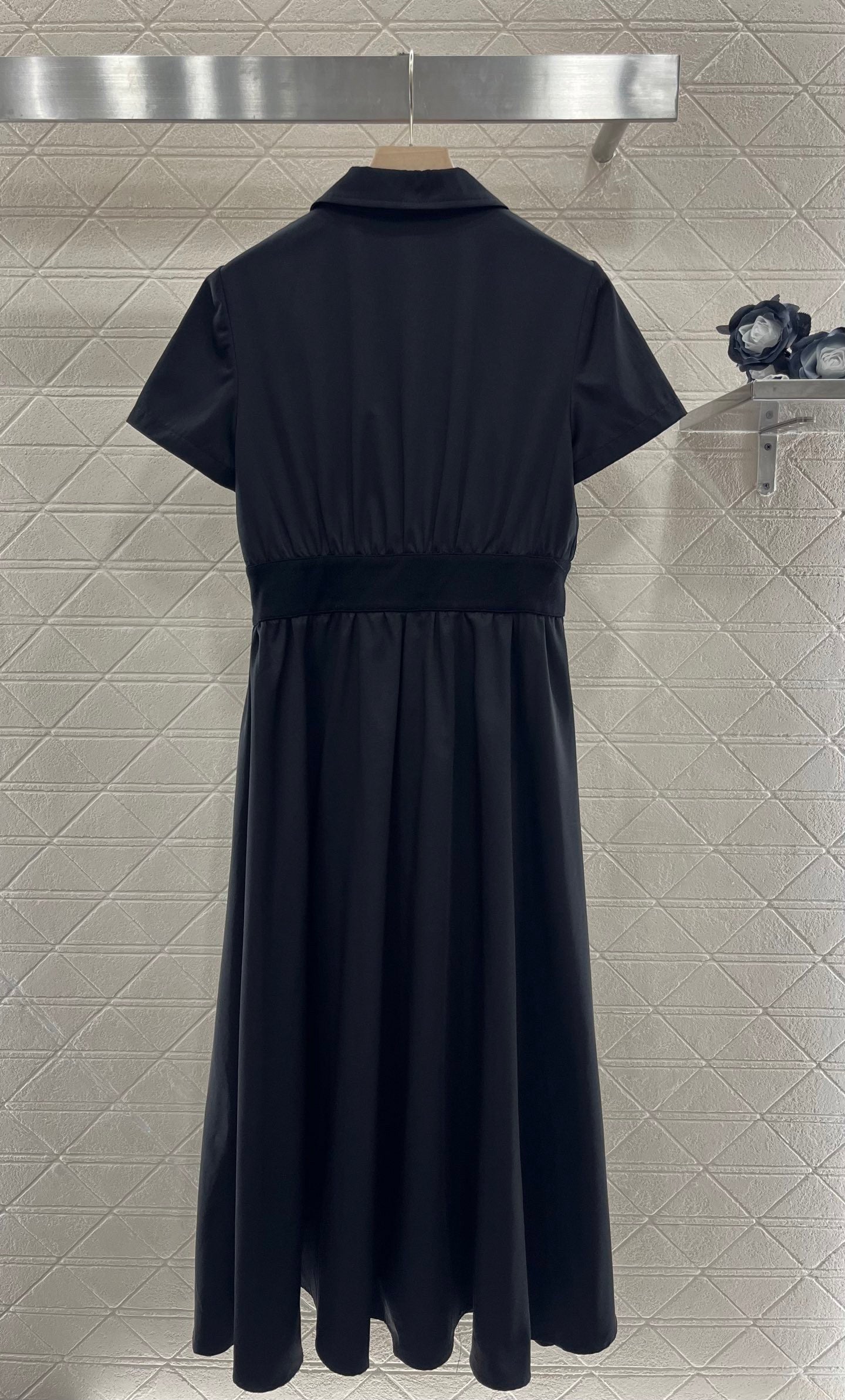 MI*MI* new fashion lapel waist dress