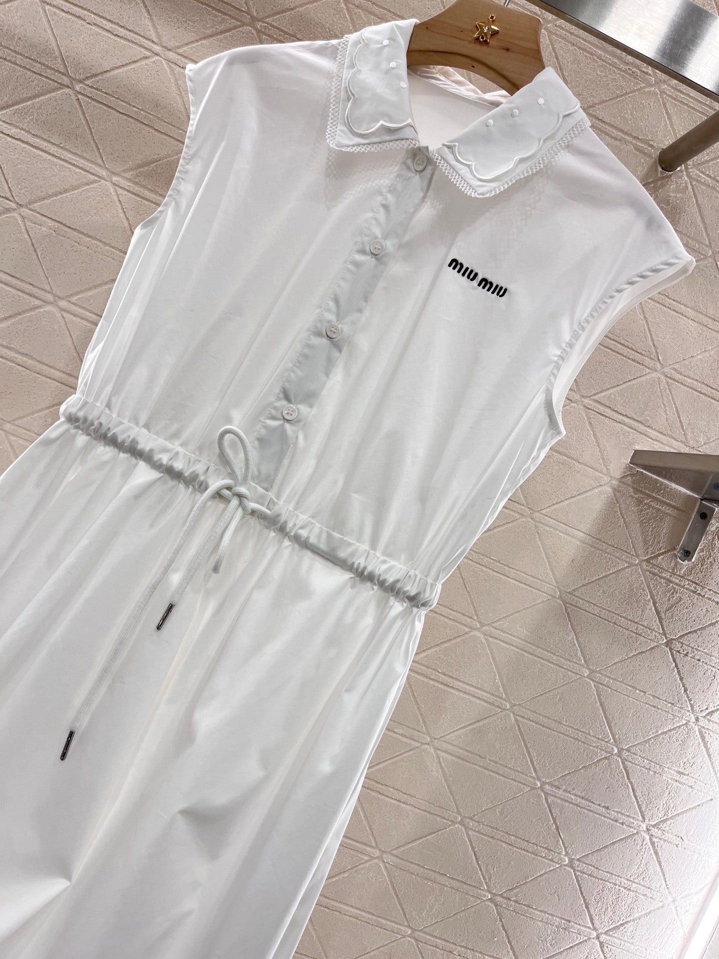 MI*MI* new fashion lace collar vest dress