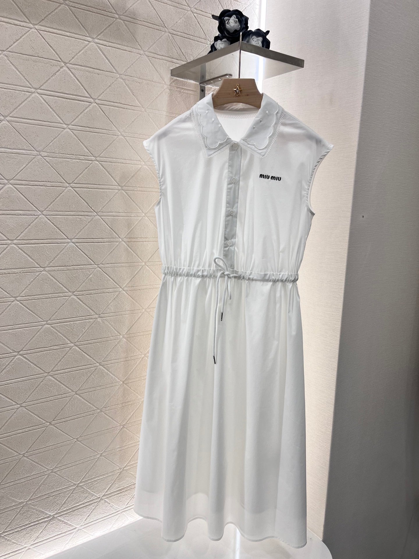 MI*MI* new fashion lace collar vest dress