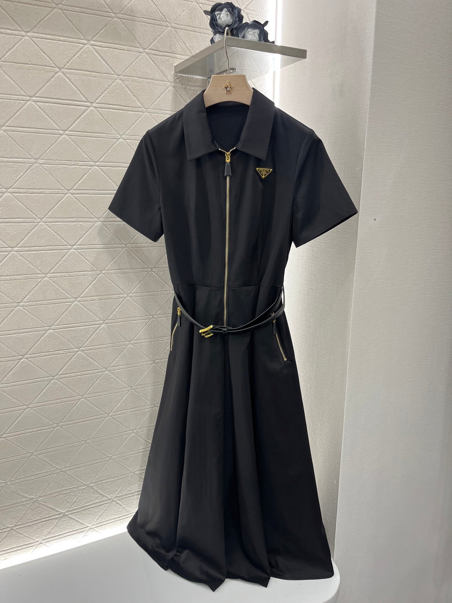 new casual belt work dress