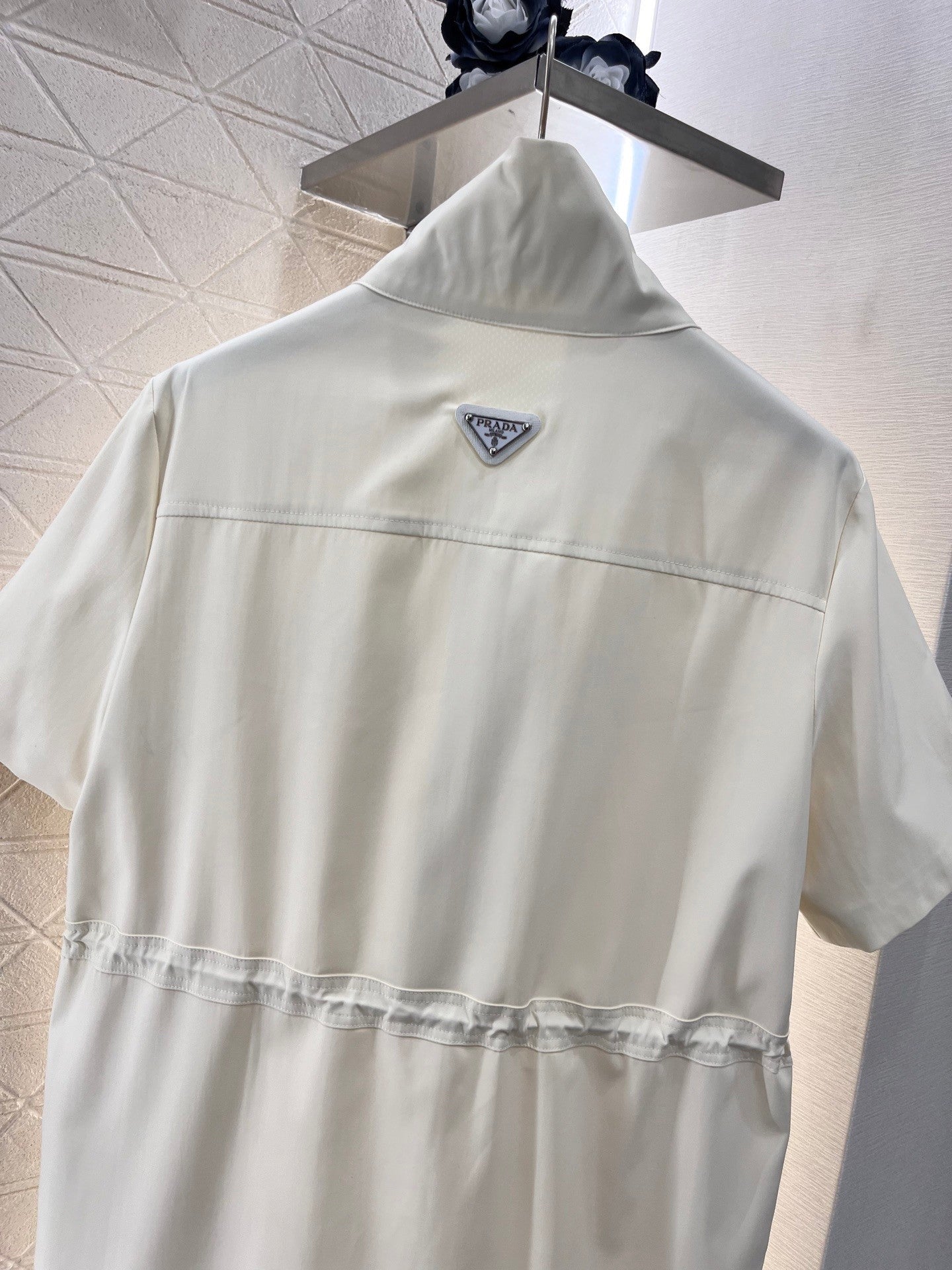 new casual drawstring work dress