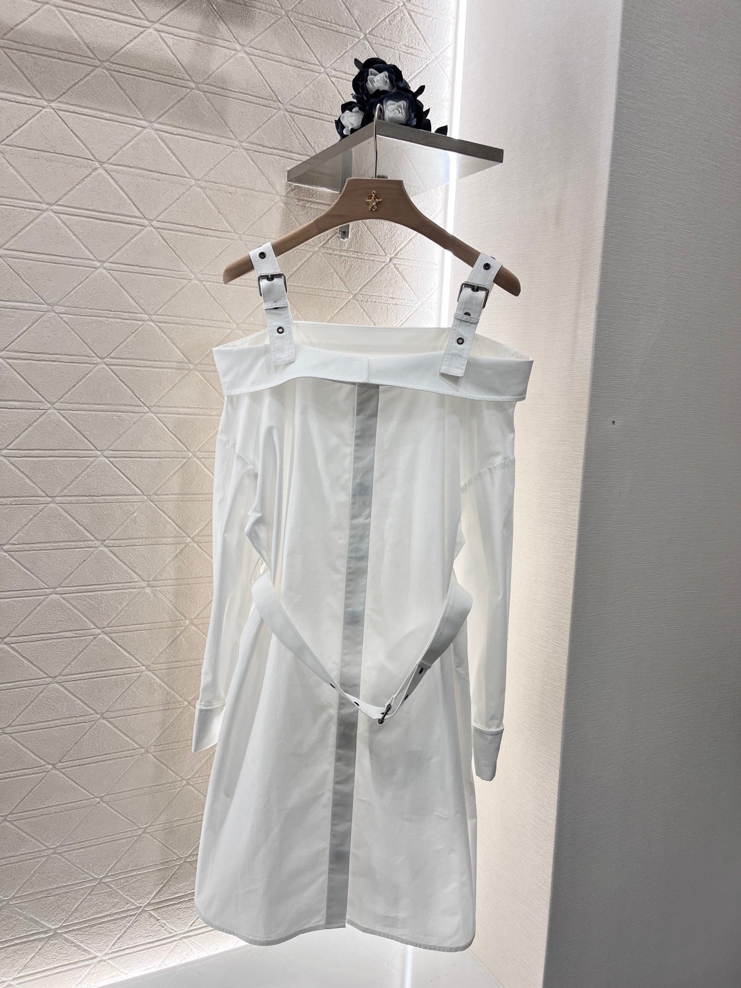 D*new fashion cotton suspender dress