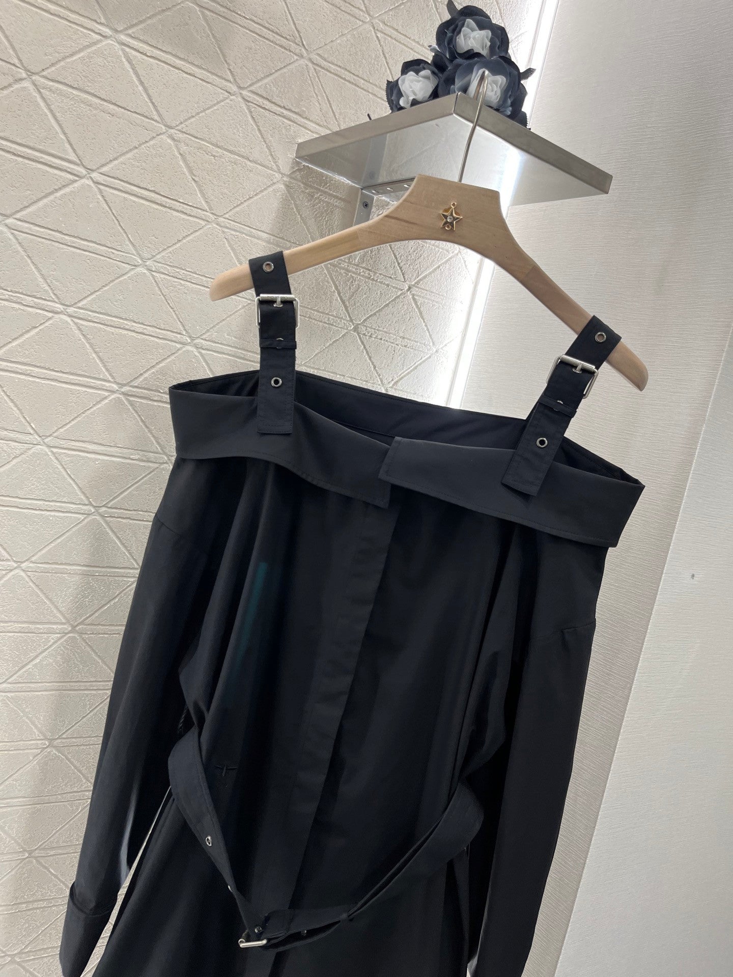 D*new fashion cotton suspender dress