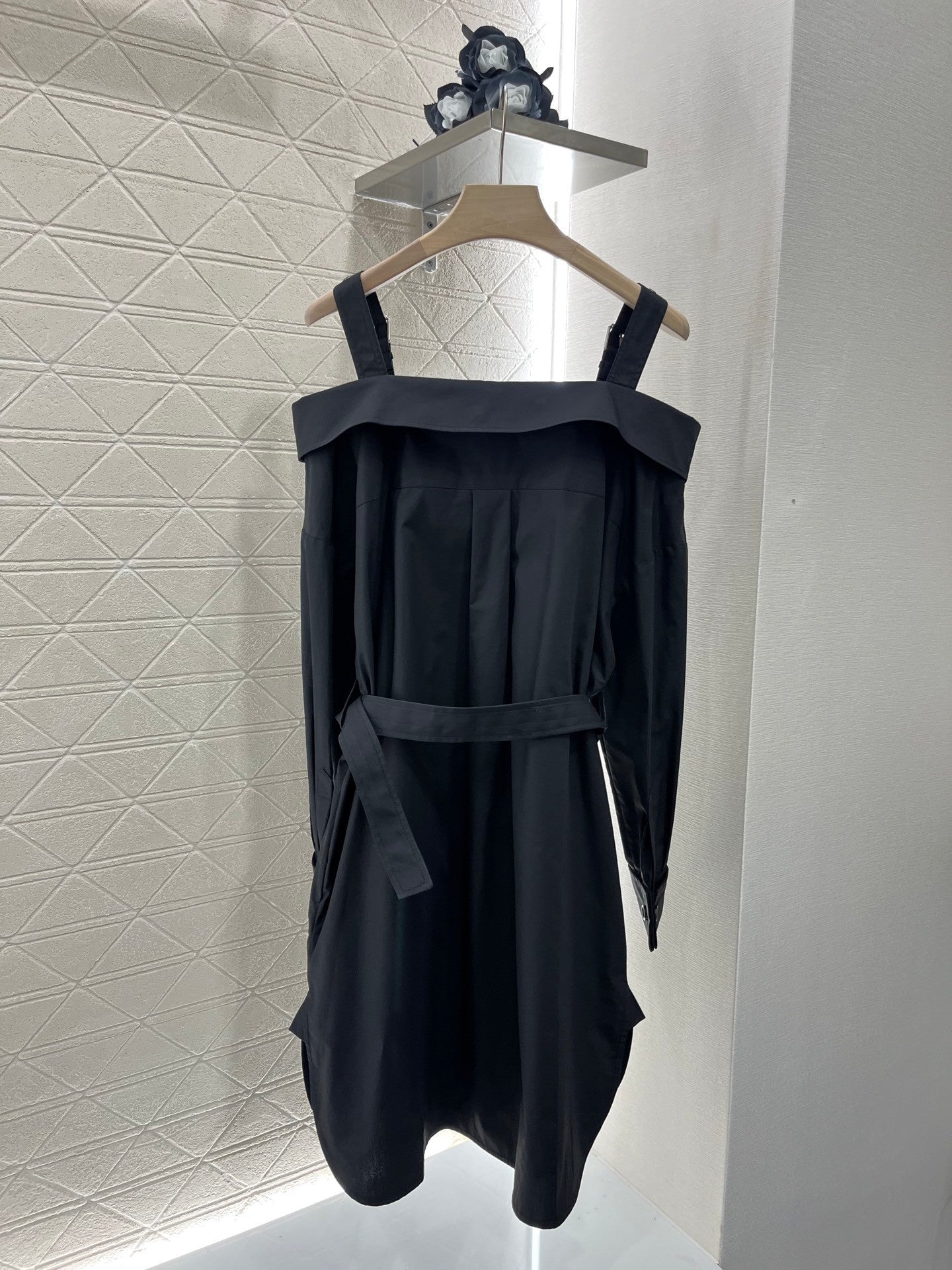 D*new fashion cotton suspender dress