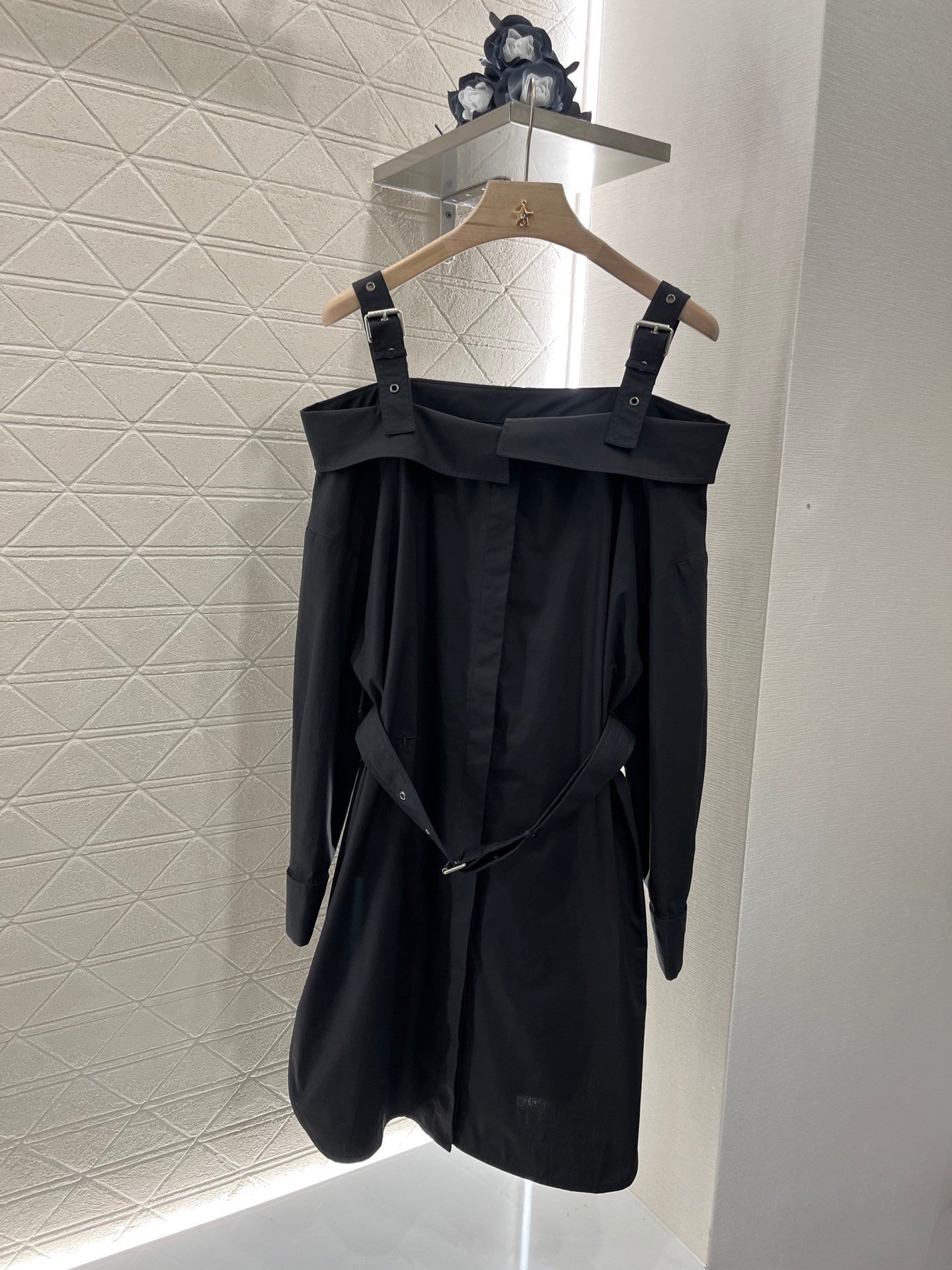 D*new fashion cotton suspender dress