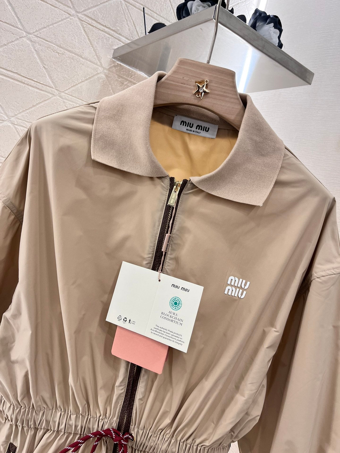 MI*MI*New Drawstring Workwear Dress Nylon Material