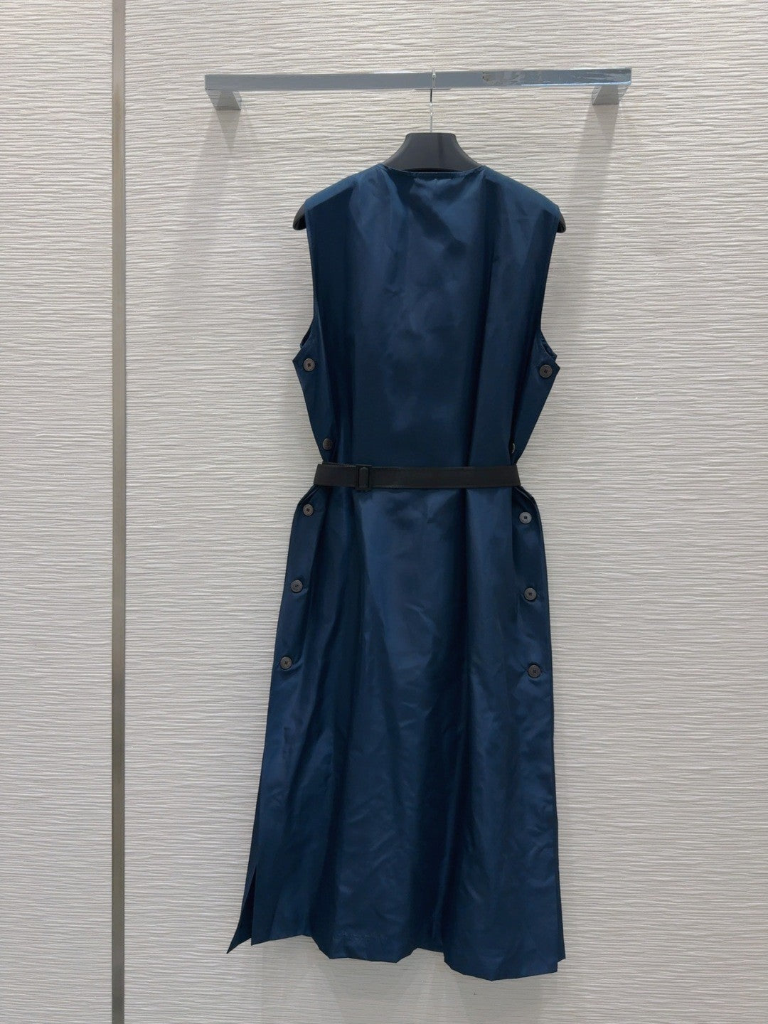 New Sleeveless Belted Dress