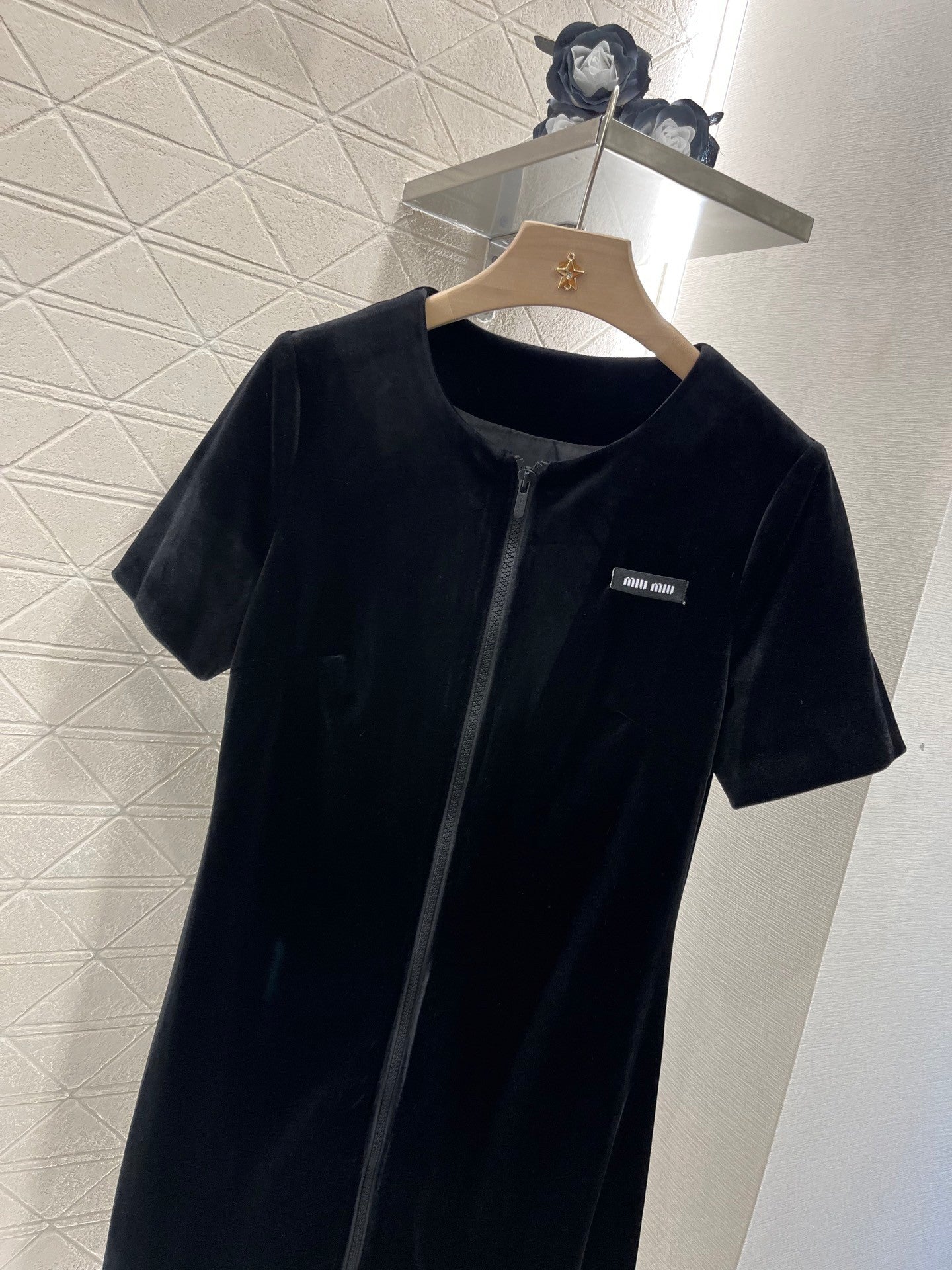 MI*MI* new fashion velvet material soft and comfortable dress