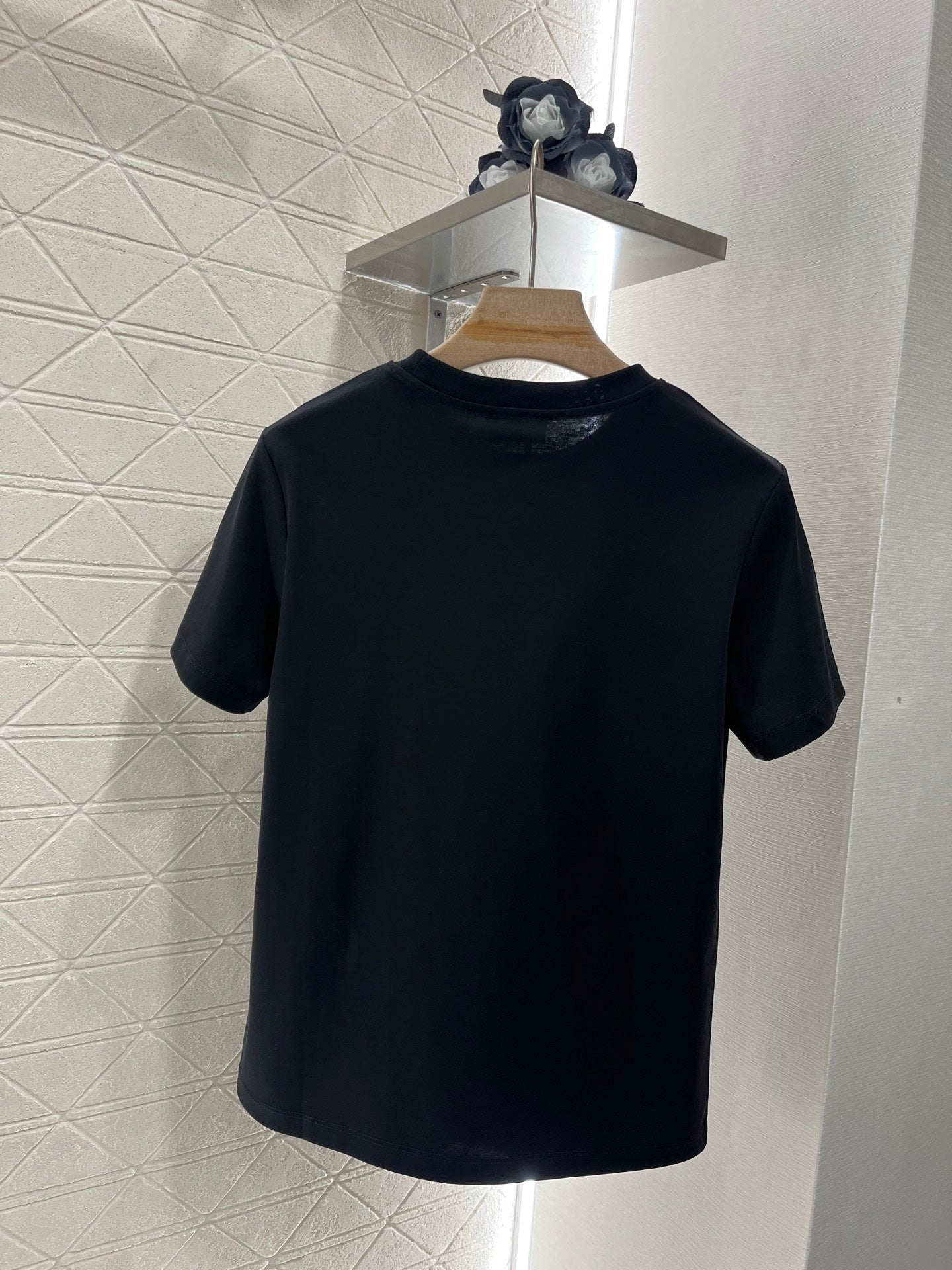 Chane* new classic diamond short sleeves, pure cotton