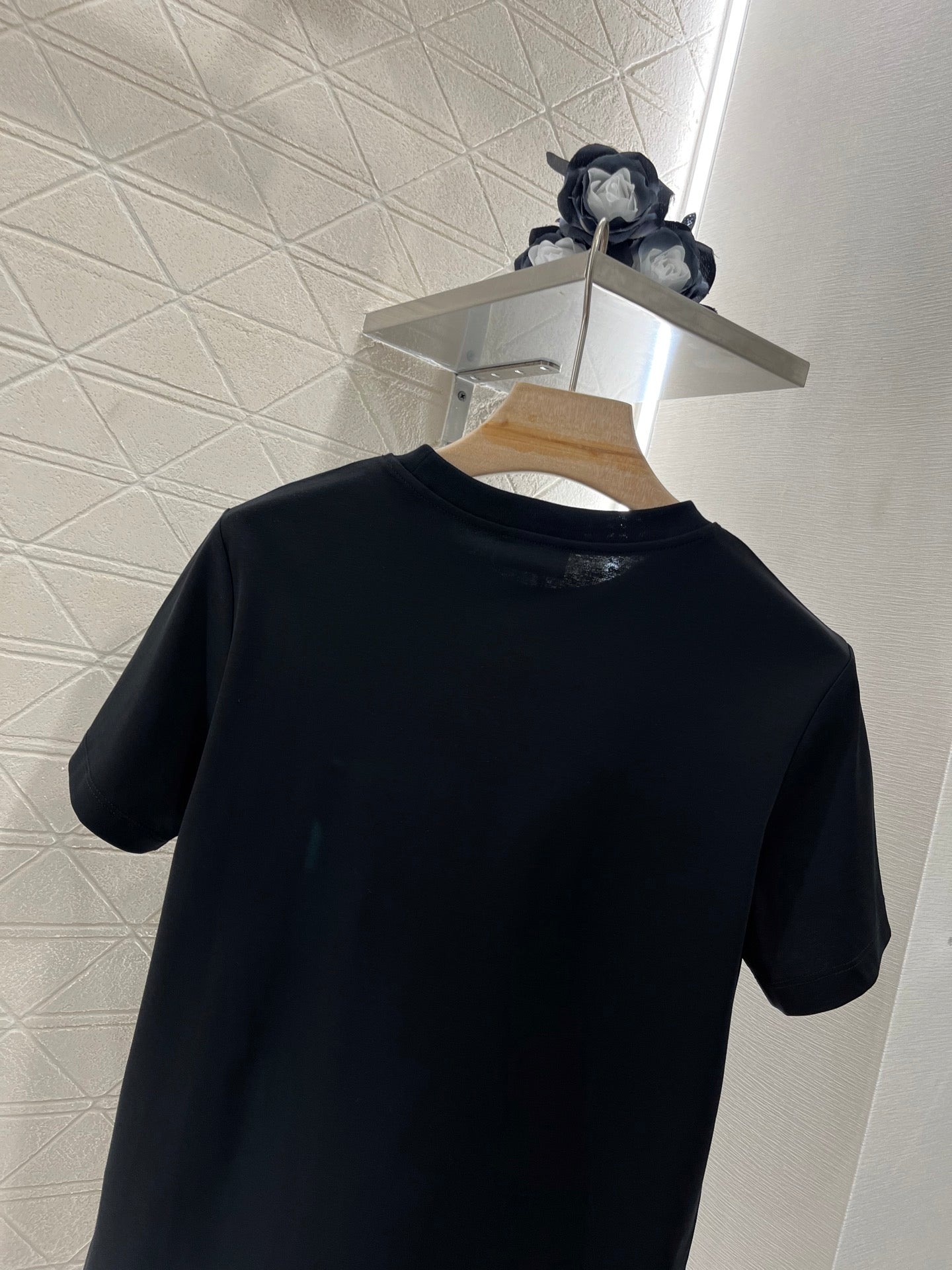 Chane* new classic diamond short sleeves, pure cotton