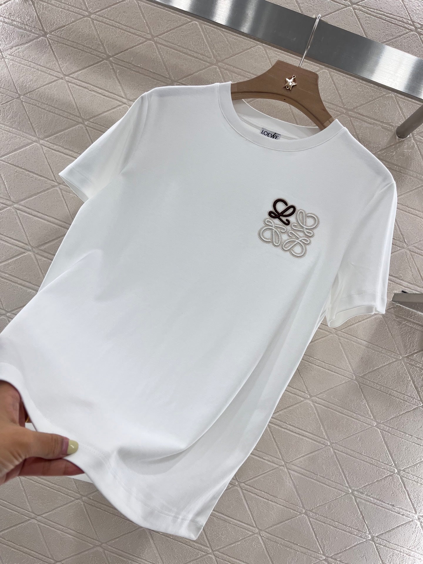 New Embroidered T-shirt Cotton