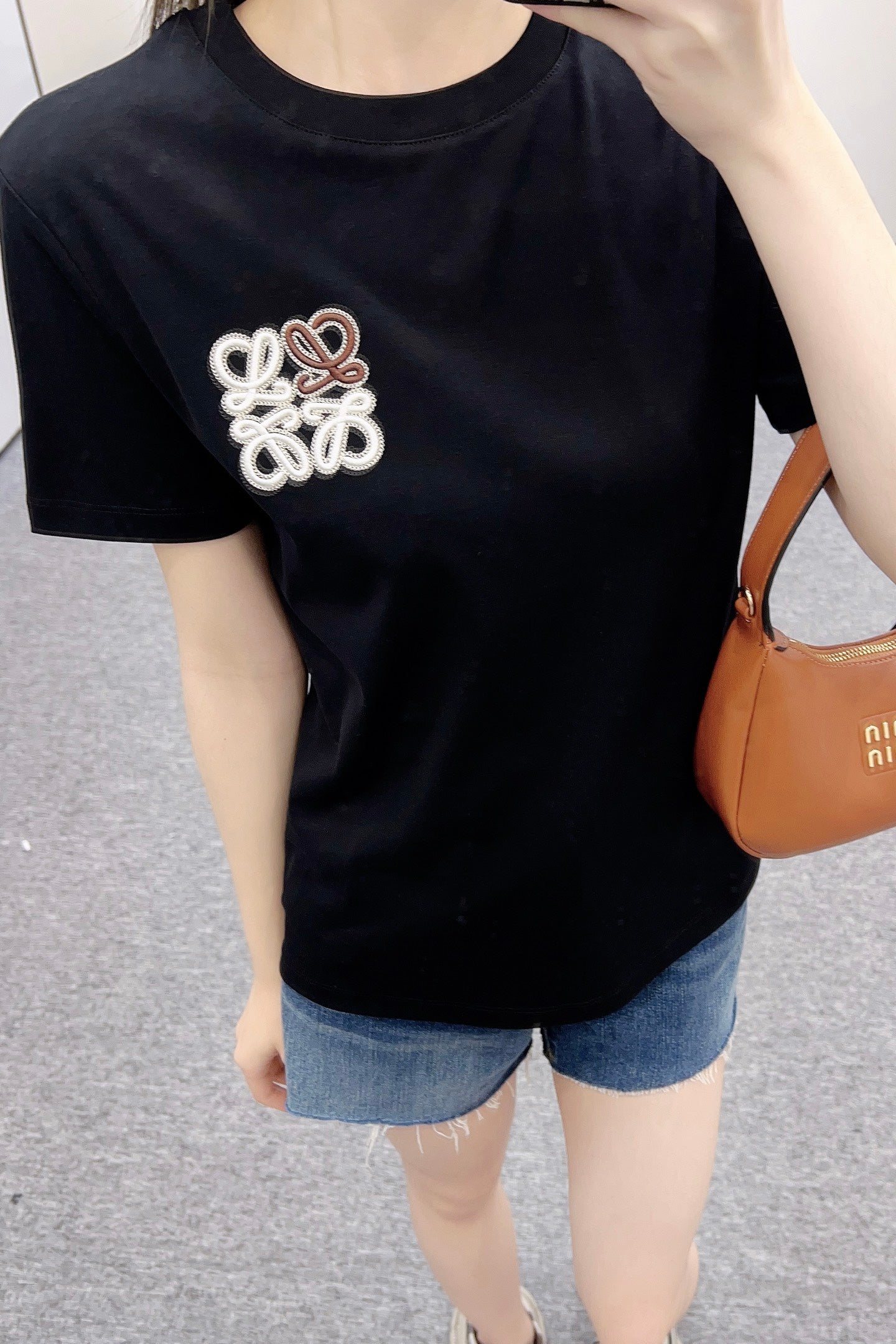 New Embroidered T-shirt Cotton