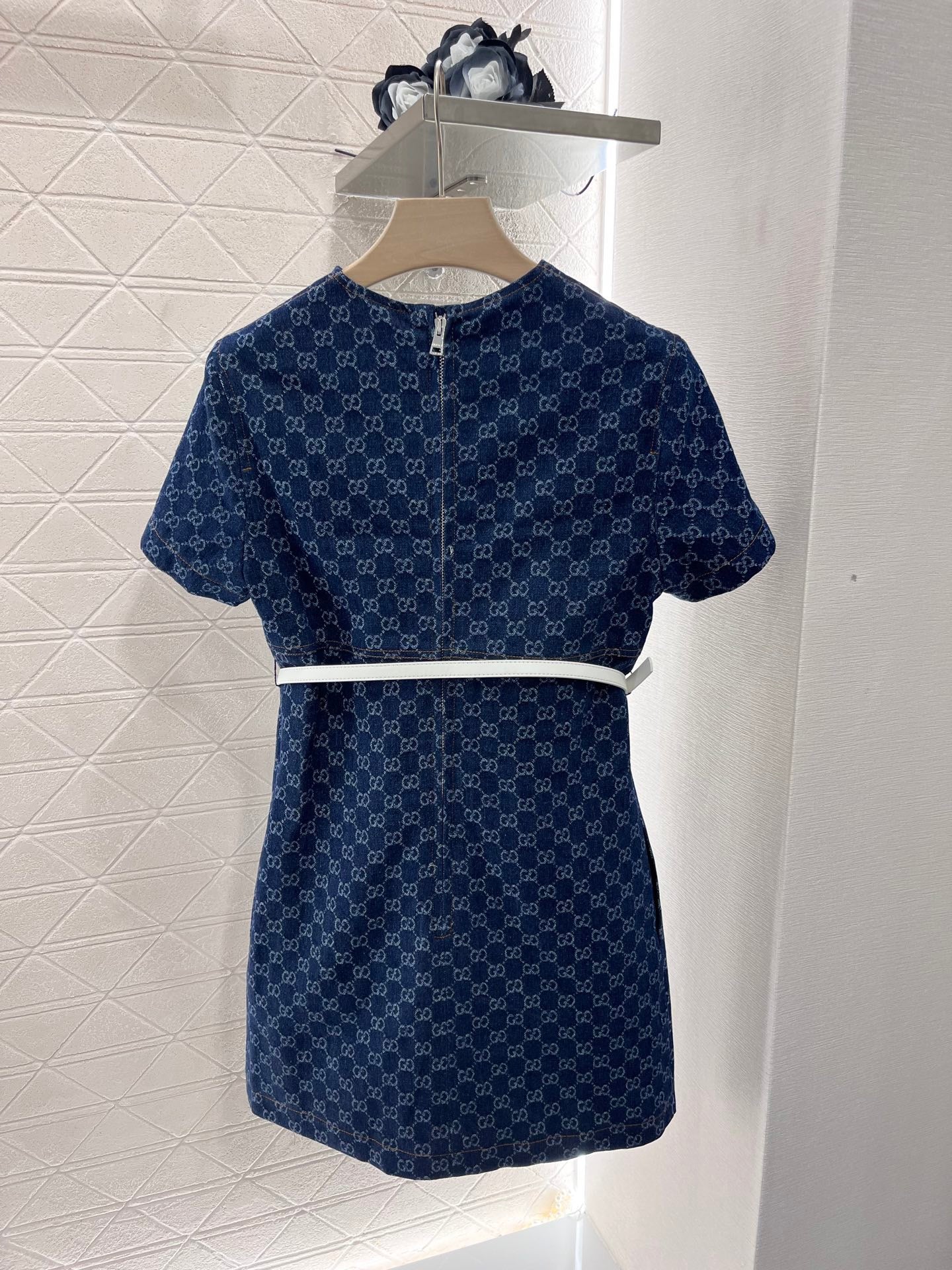 2025ss new style Belt denim skirt