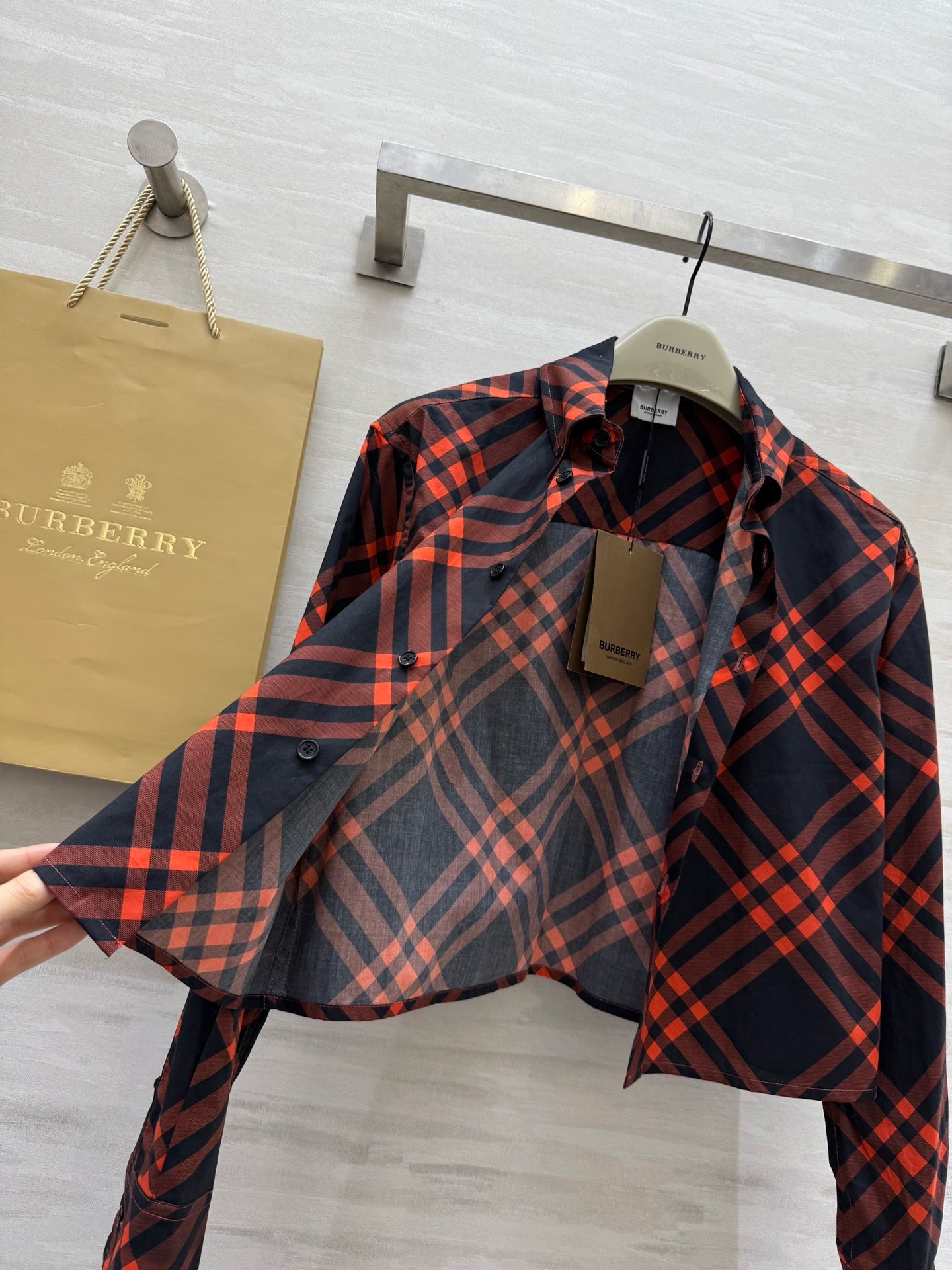 2025SS new fashion British style short shirt