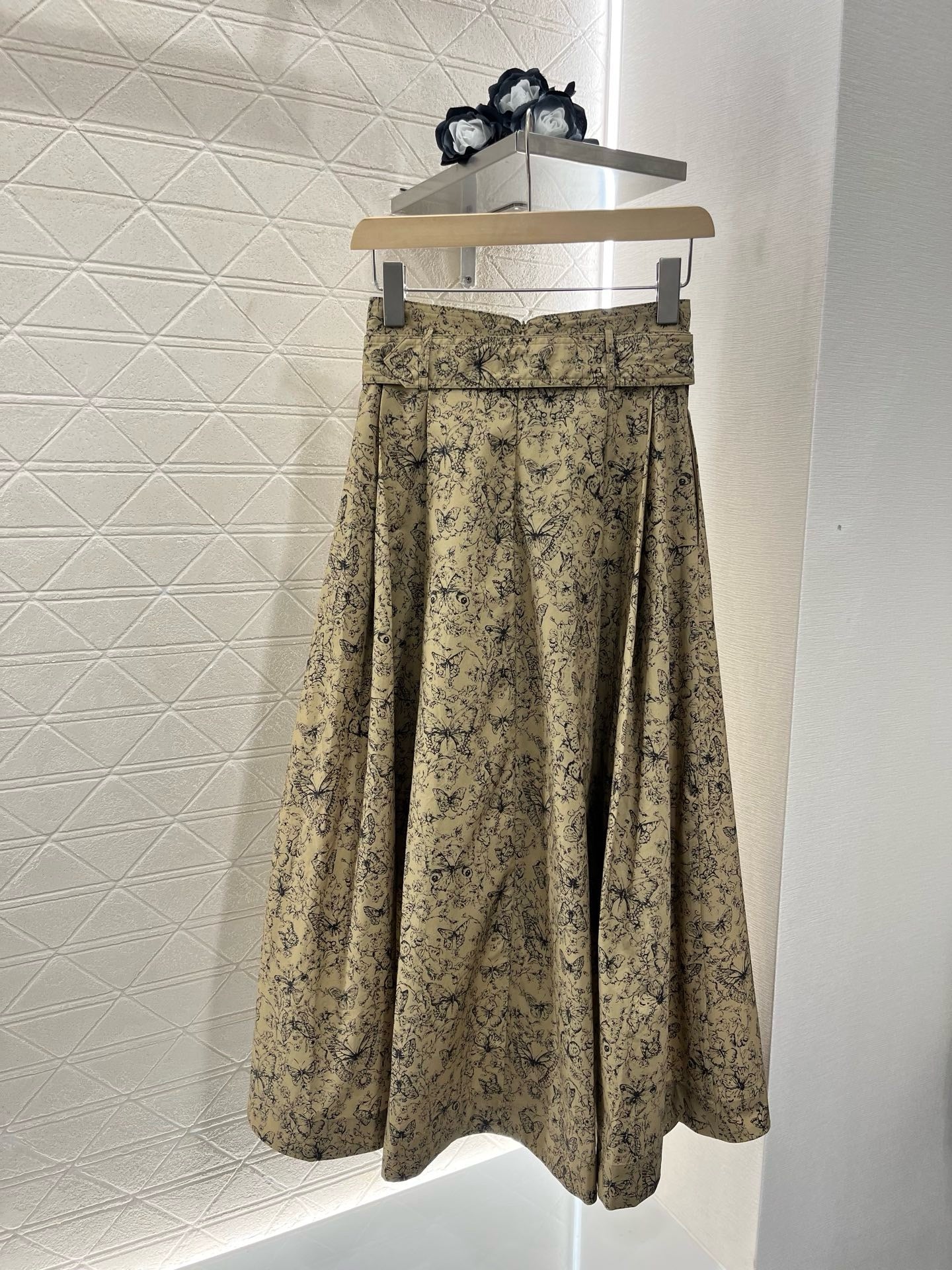 D*New Arrival Printed Belt Dress