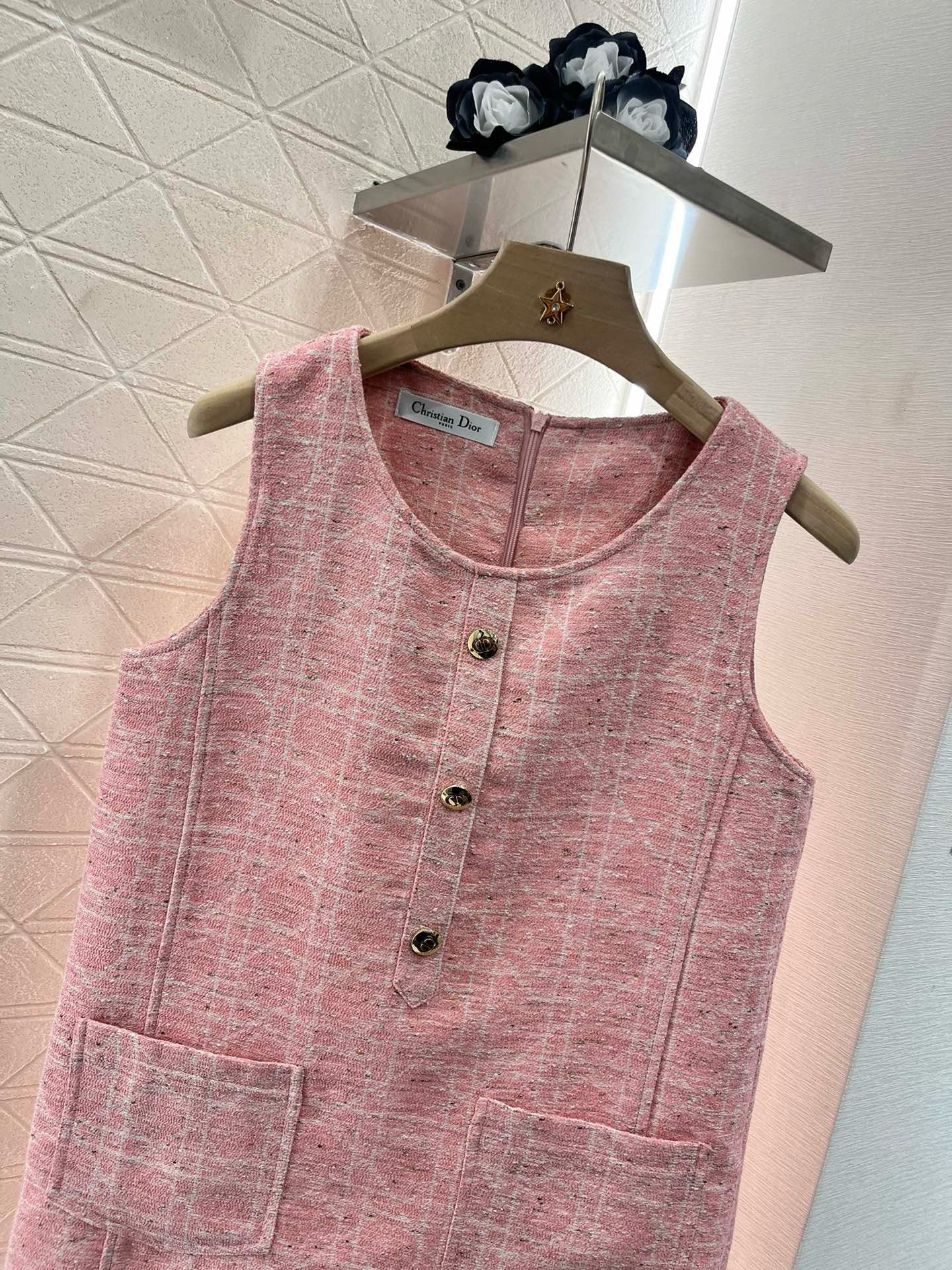 D*New Arrival Round Neck Vest Dress
