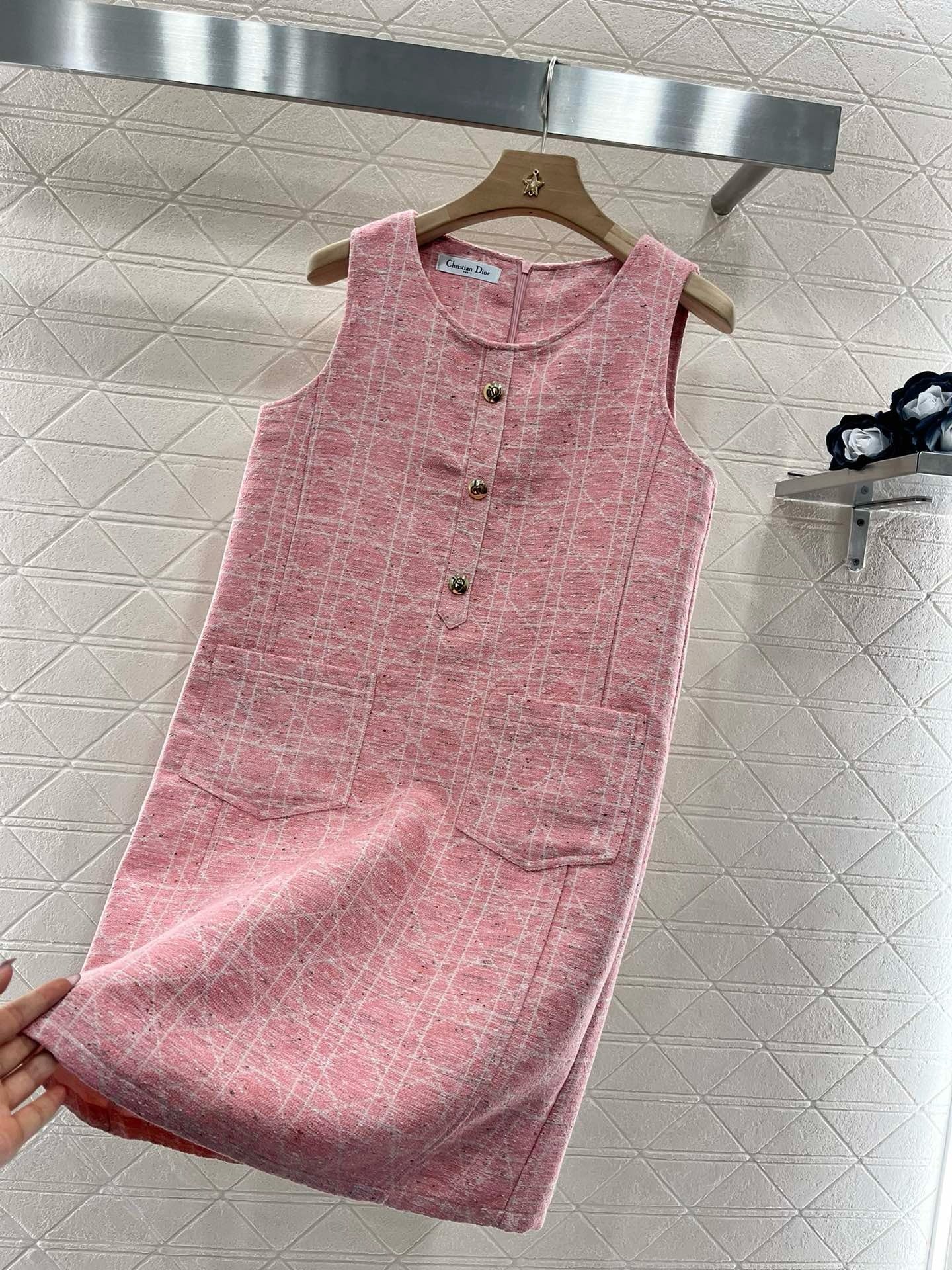 D*New Arrival Round Neck Vest Dress