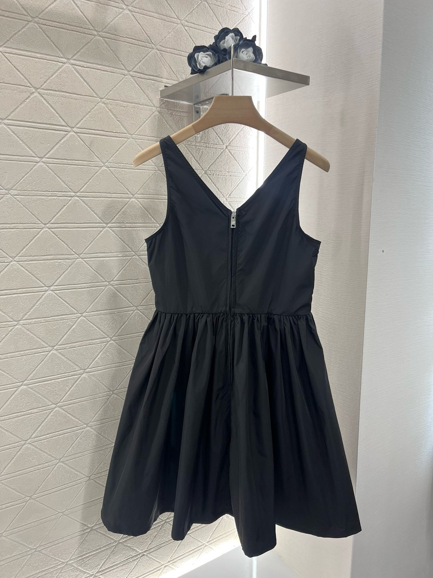 New Arrival Sleeveless U-neck Suspender Dress Nylon