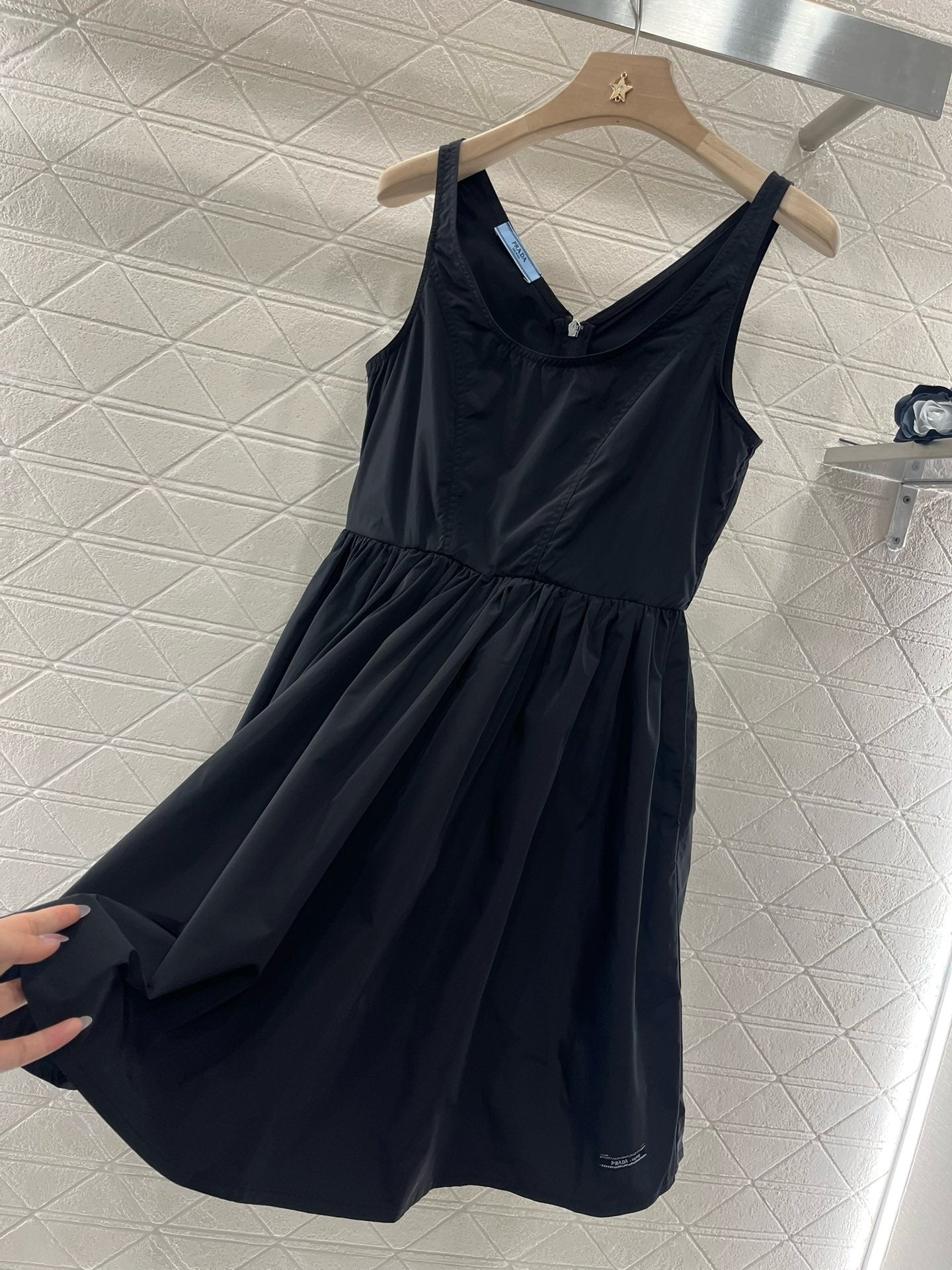 New Arrival Sleeveless U-neck Suspender Dress Nylon