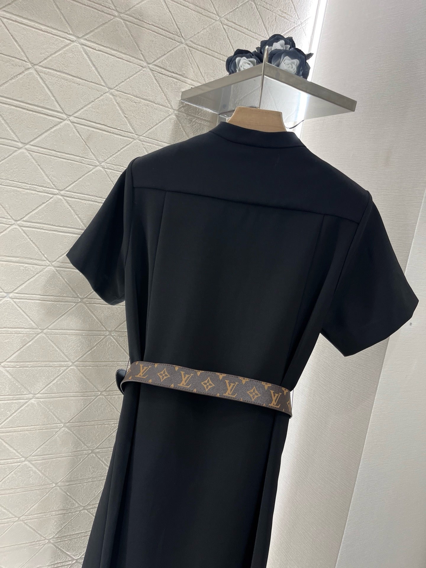 L*New Arrival 2025SS Belted Double Breasted Dress