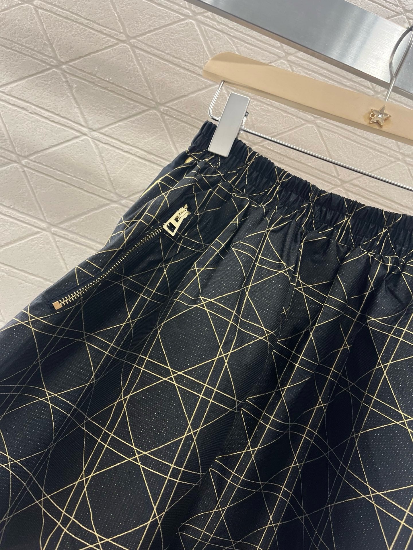 D*New Arrival High Waist Jacquard Skirt