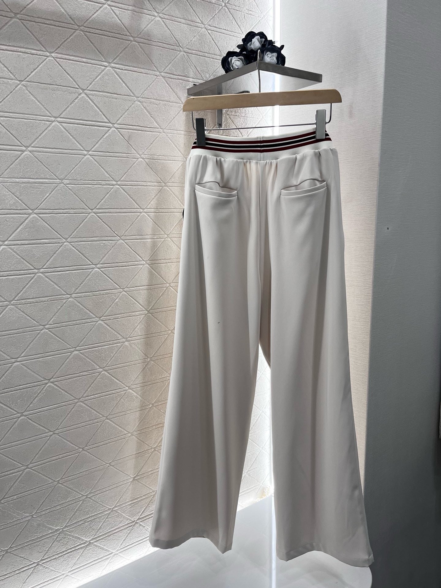 MI*MI*New Arrival Wide-Leg Pants with Web
