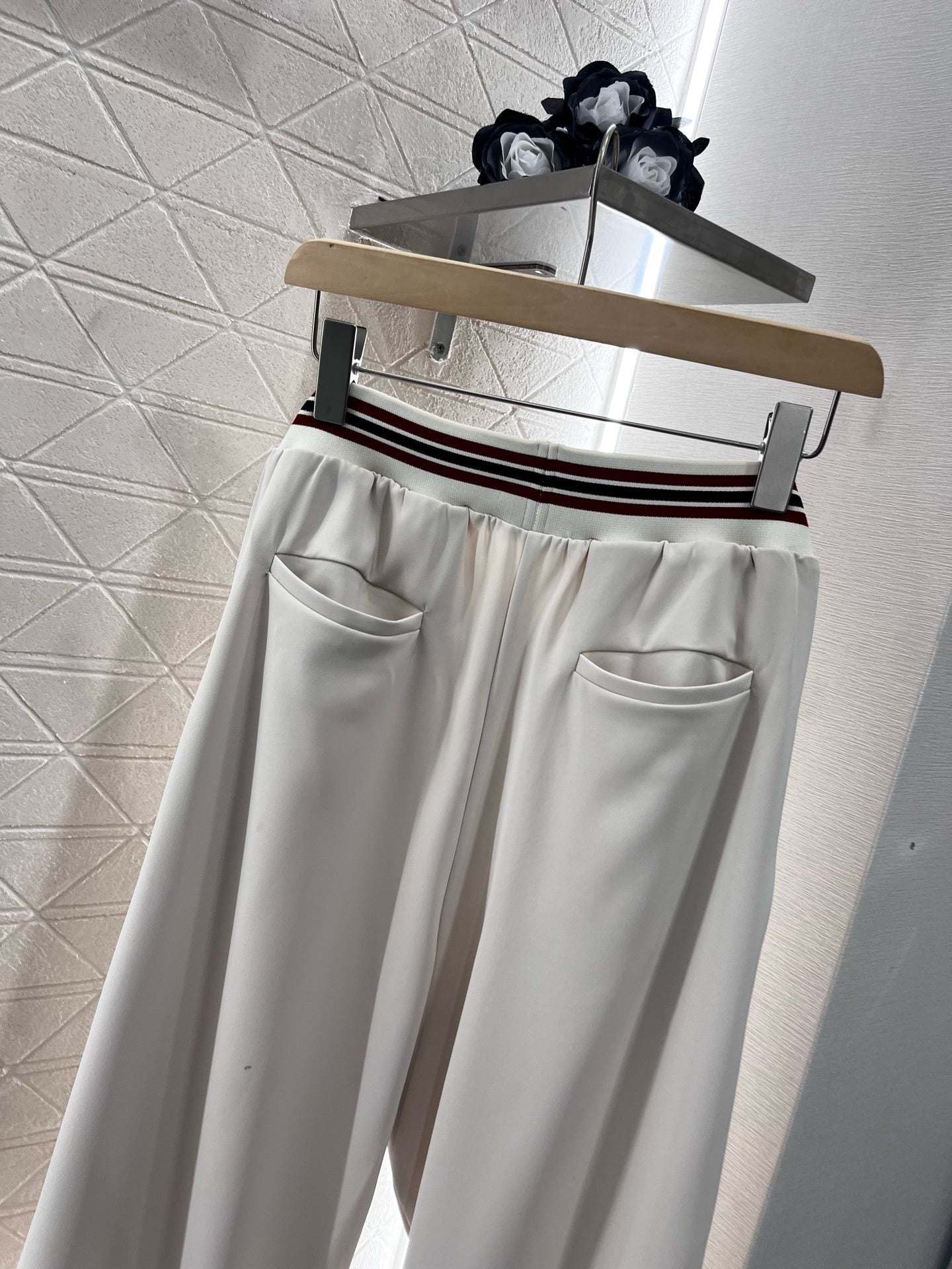 MI*MI*New Arrival Wide-Leg Pants with Web