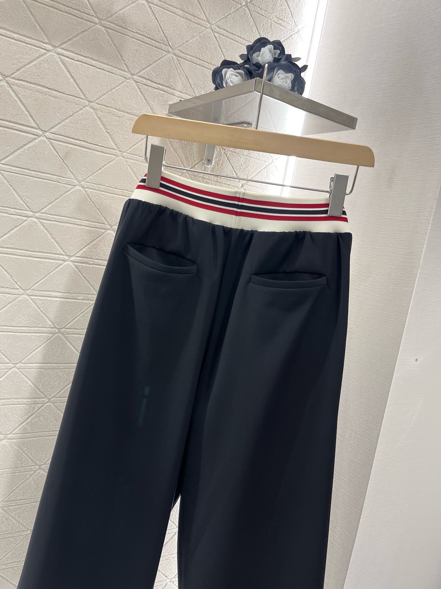 MI*MI*New Arrival Wide-Leg Pants with Web