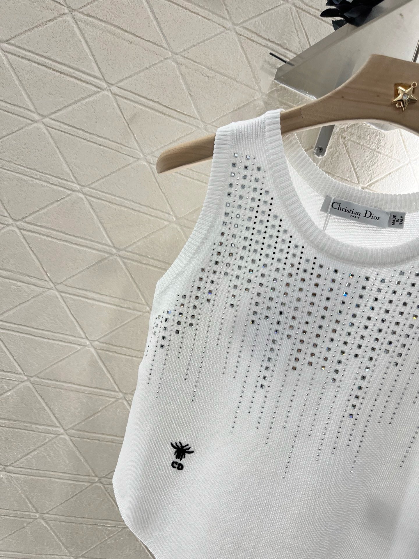 2025SS New Product Hot Diamond Knitted Vest