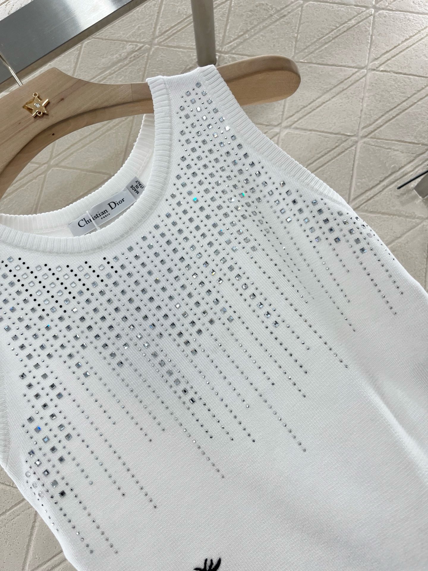 2025SS New Product Hot Diamond Knitted Vest