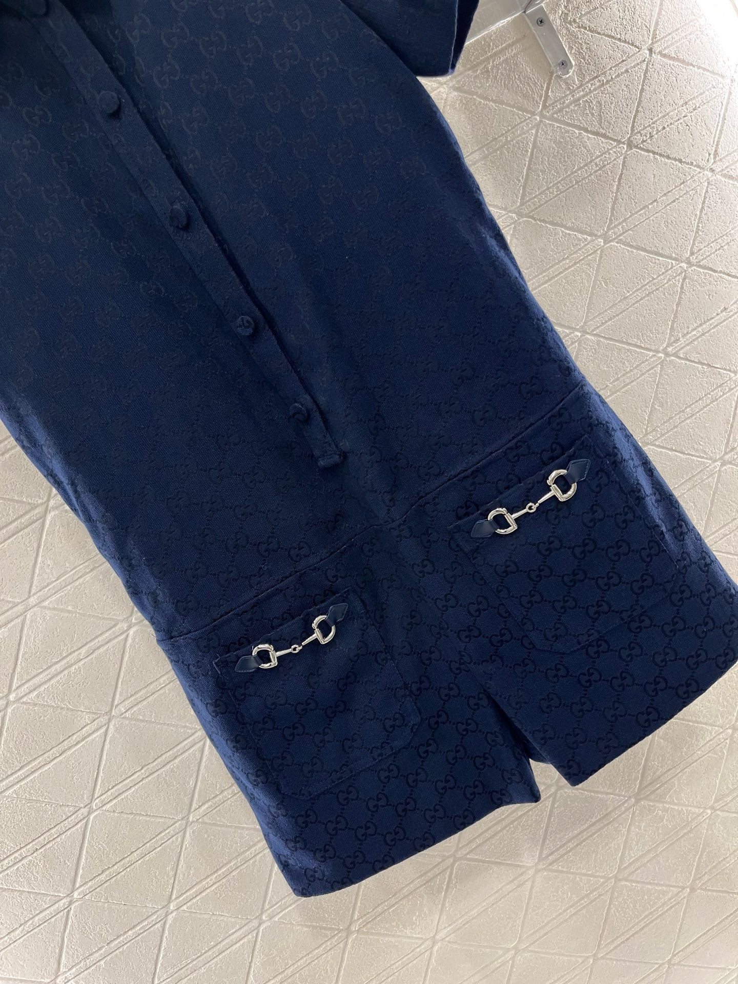 2025ss new product lapel jacquard dress
