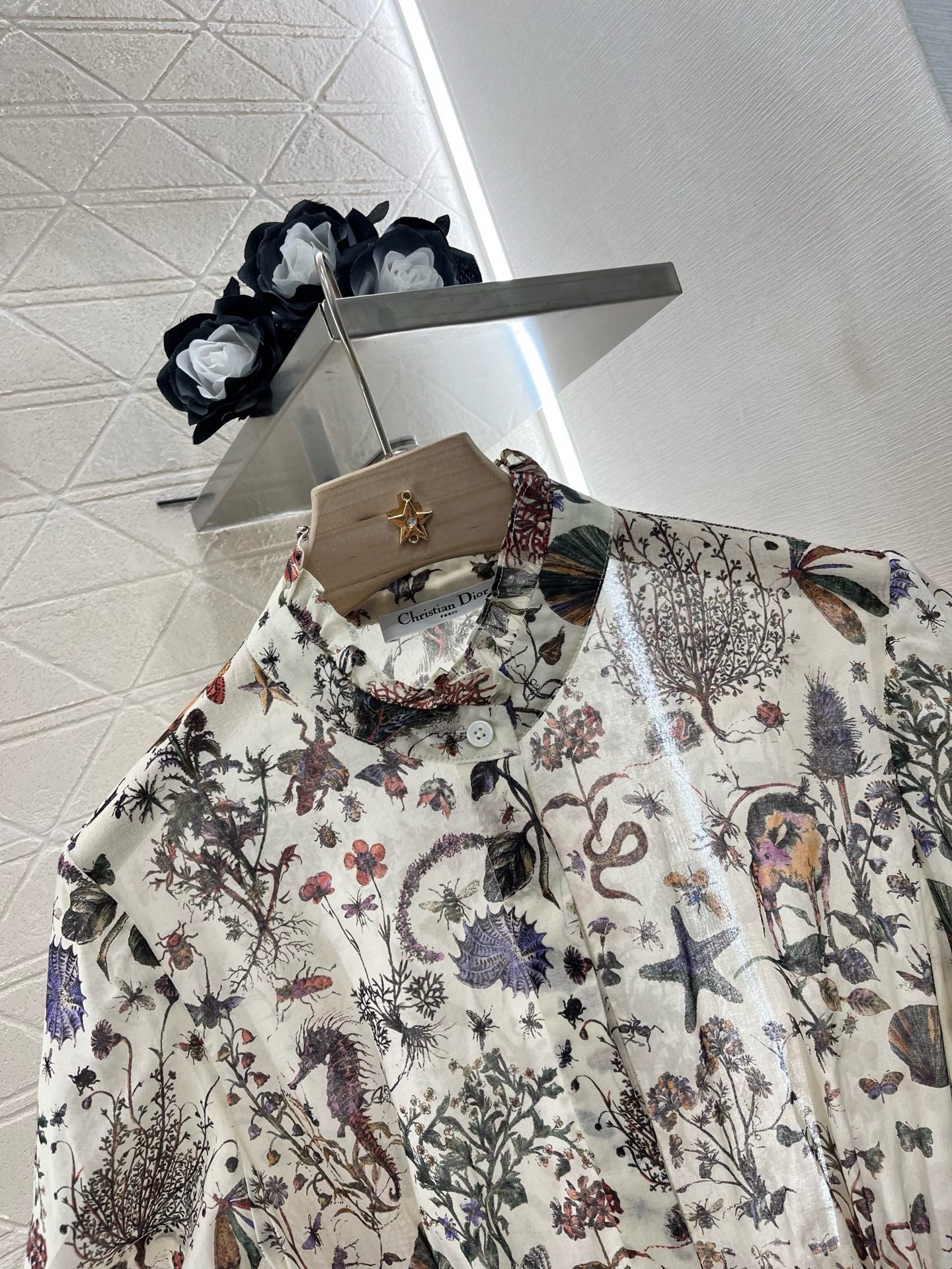 D* new product printed belt dress