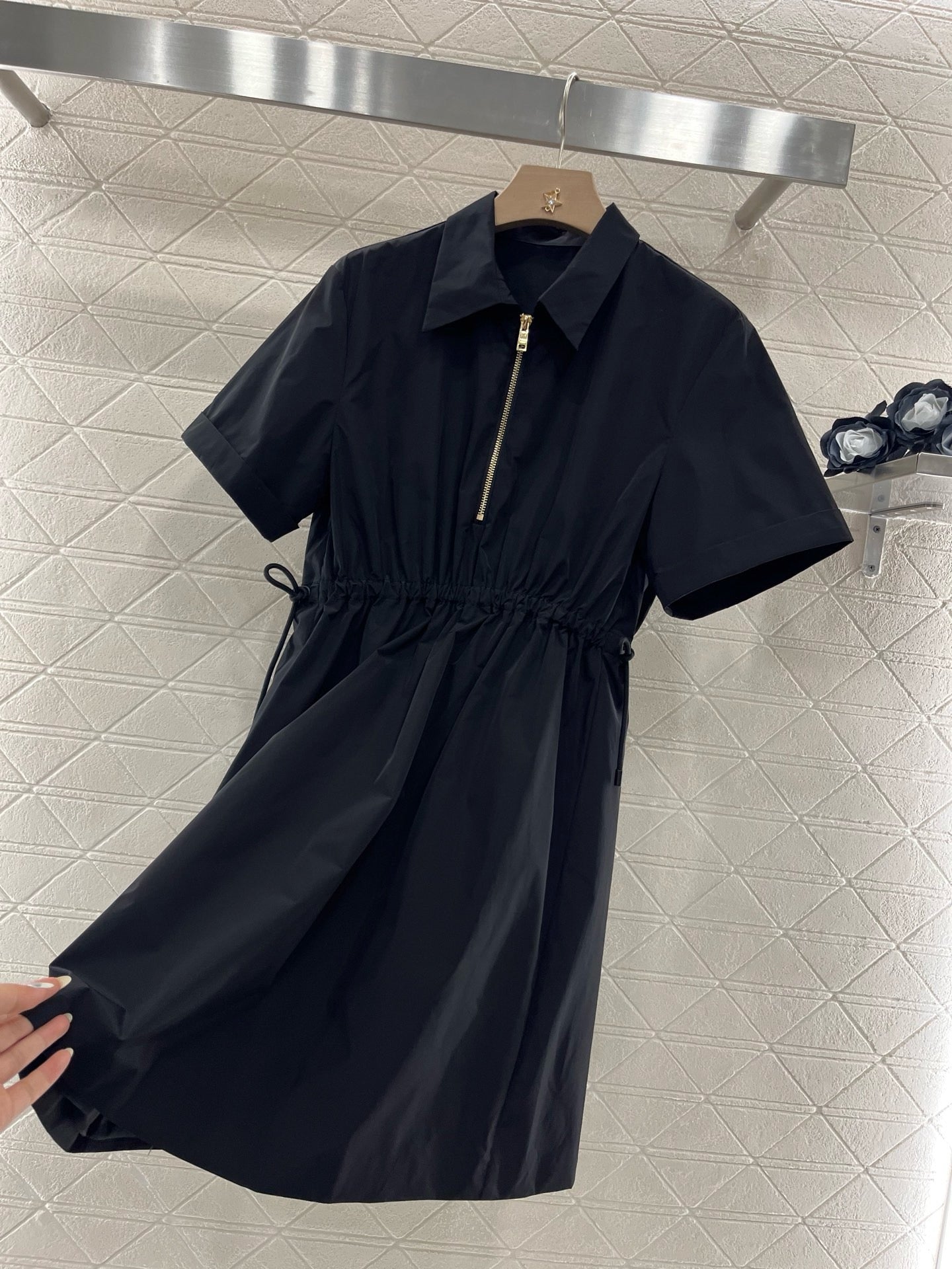 New Arrival Drawstring Waist Dress