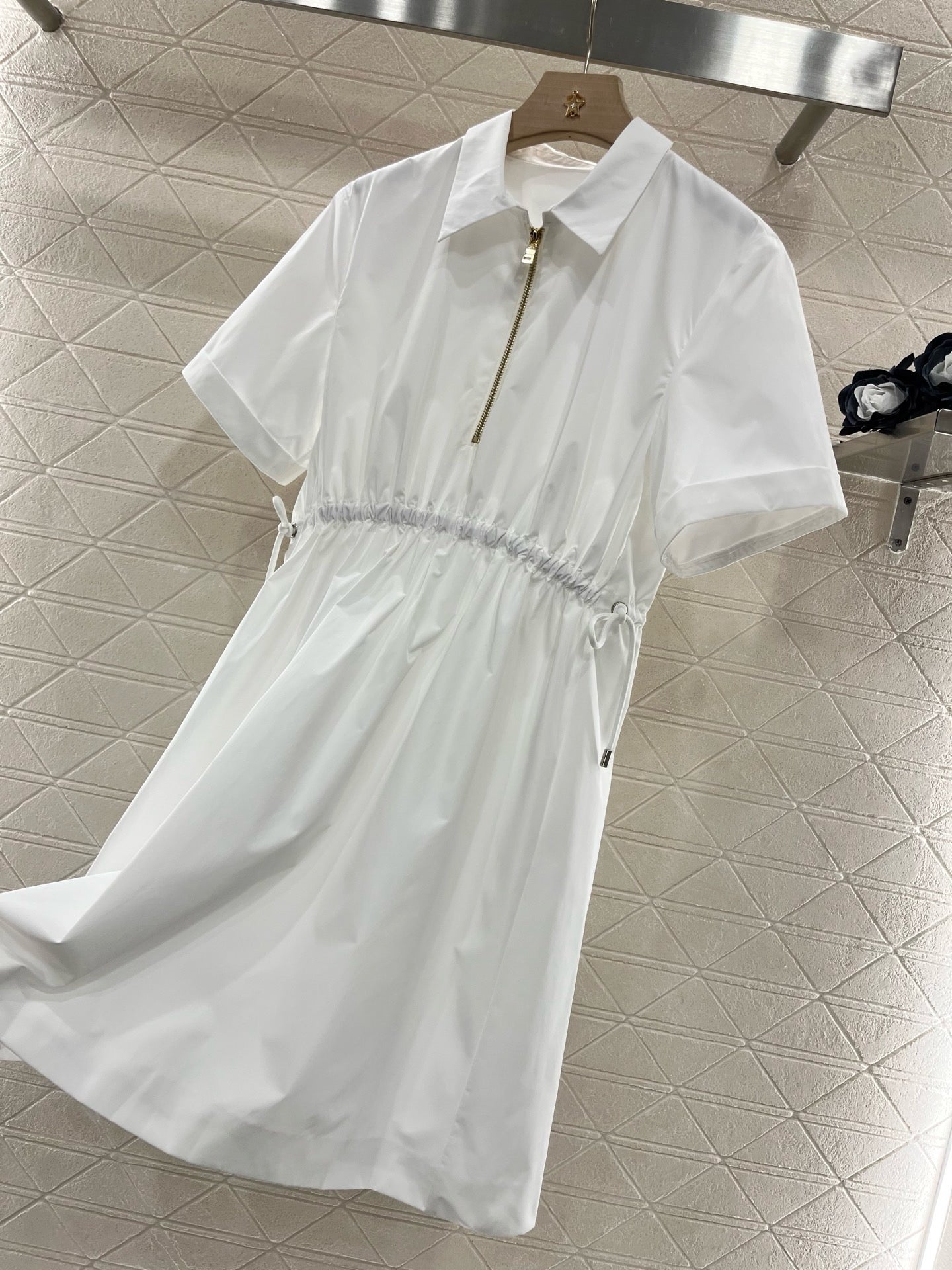 New Arrival Drawstring Waist Dress