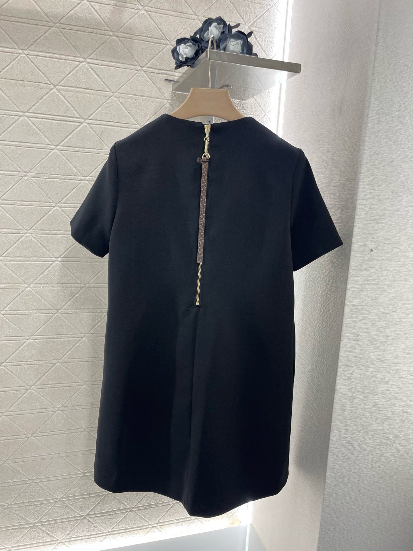 L*2025SS New Product Chain Short Sleeve Dress