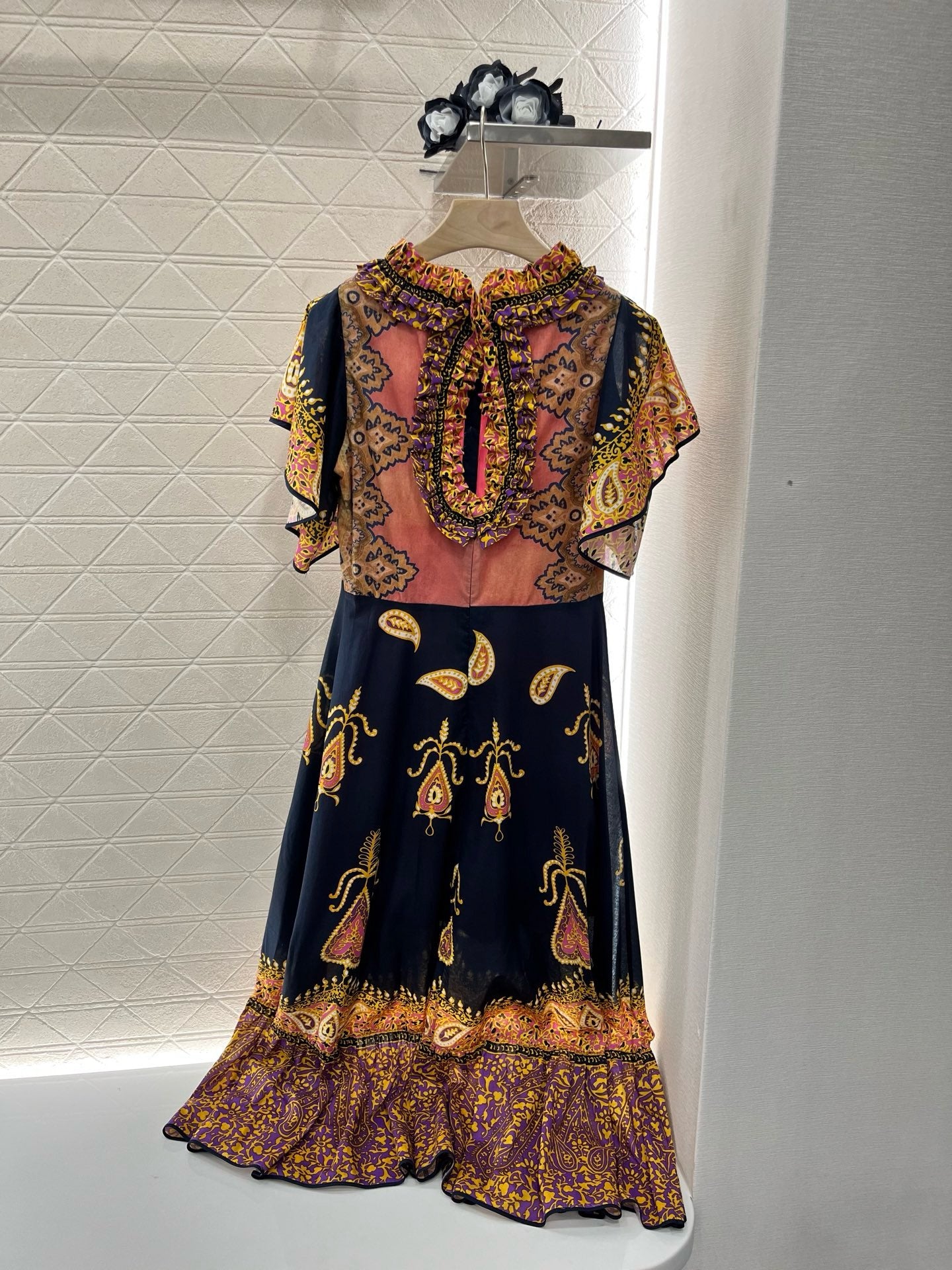 Valentin*2025SS New Product Printed Palace Dress