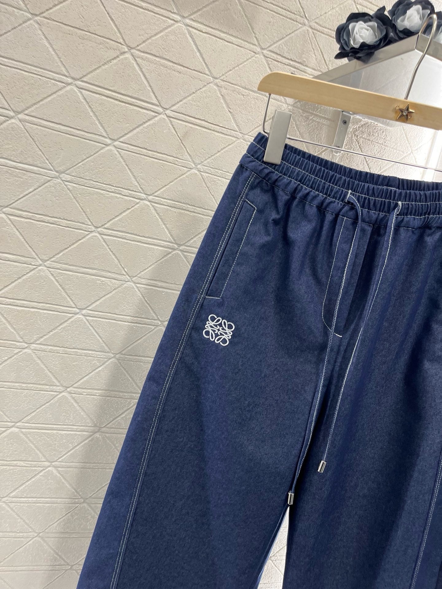 New Arrivals High-Rise Drawstring Wide-Leg Pants