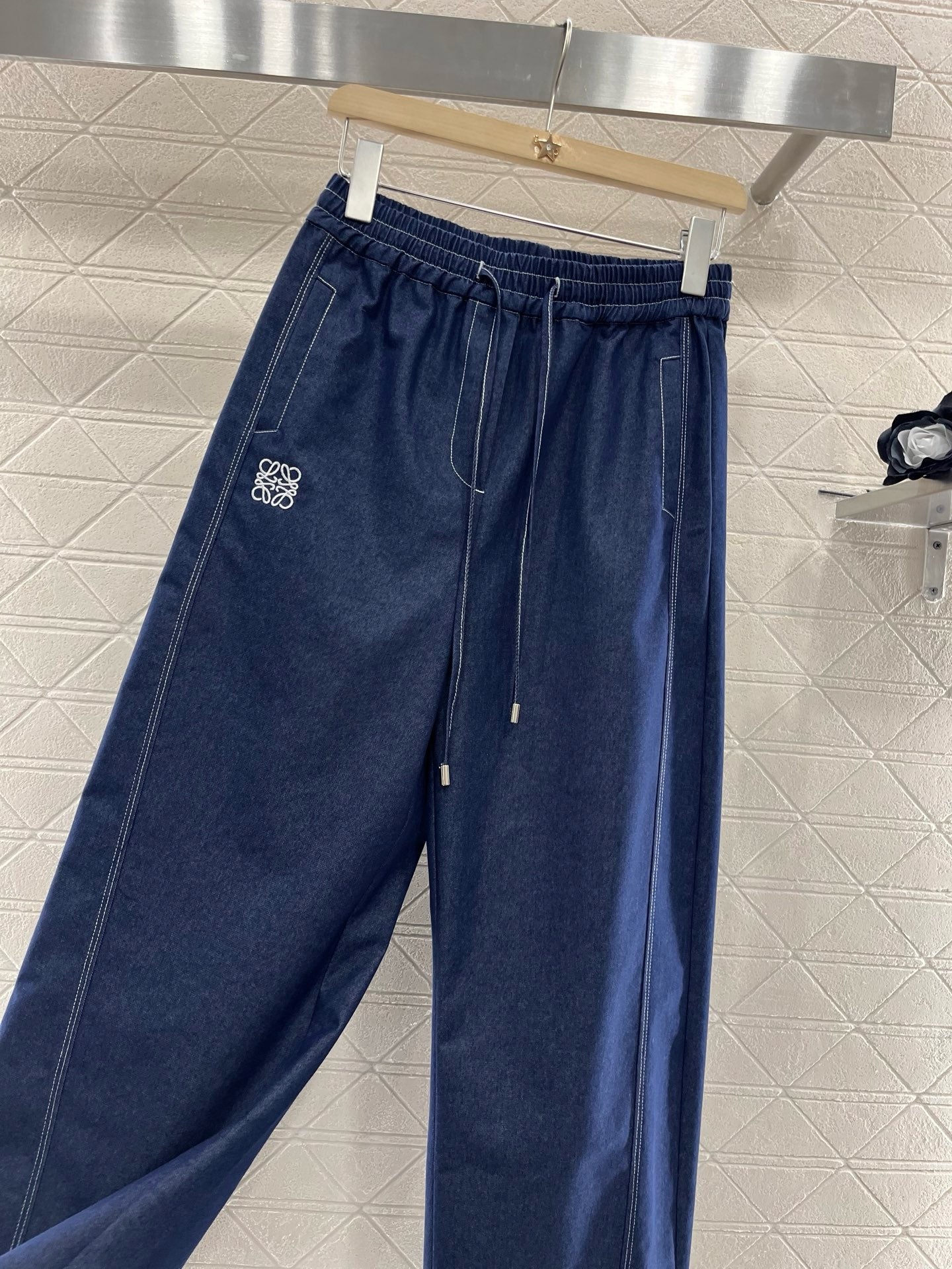 New Arrivals High-Rise Drawstring Wide-Leg Pants