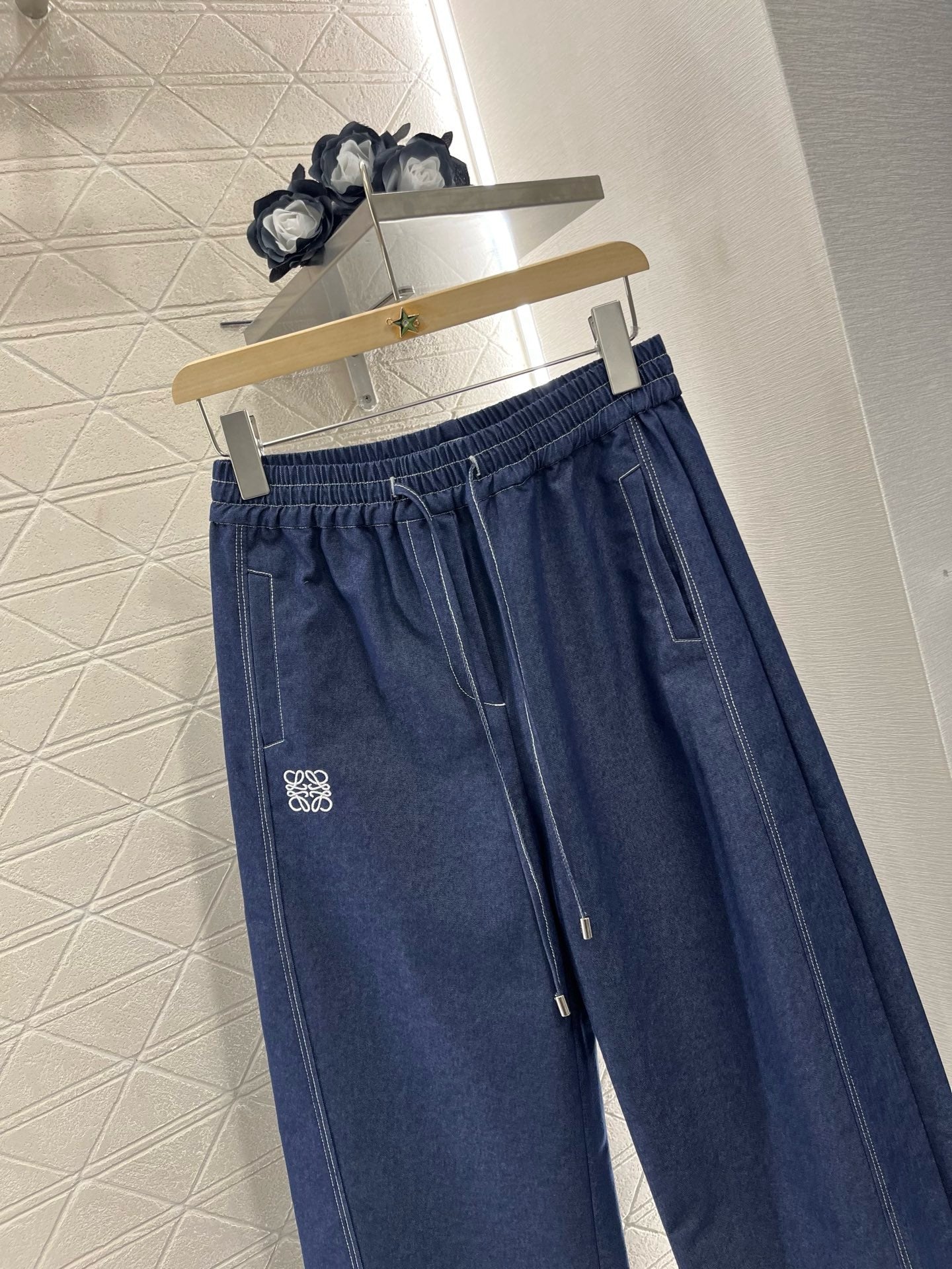 New Arrivals High-Rise Drawstring Wide-Leg Pants